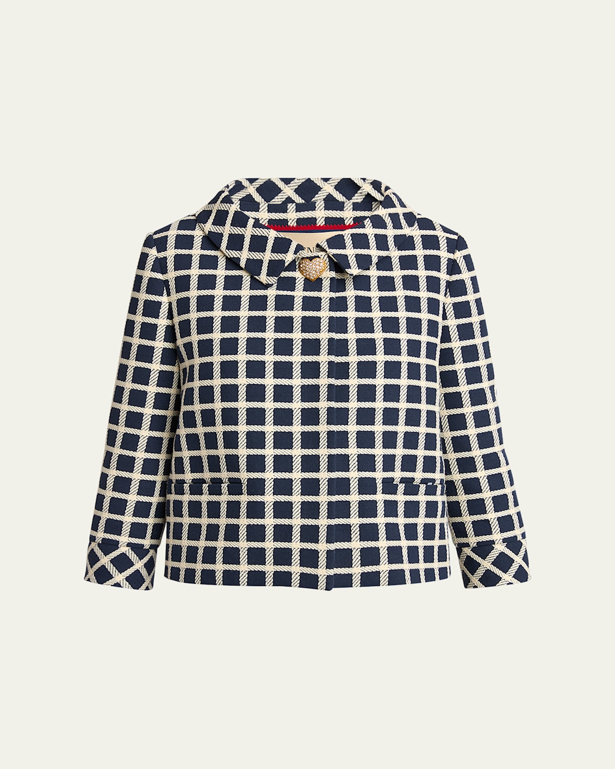 Valentino Lapel Long Sleeve Casual Jacket
