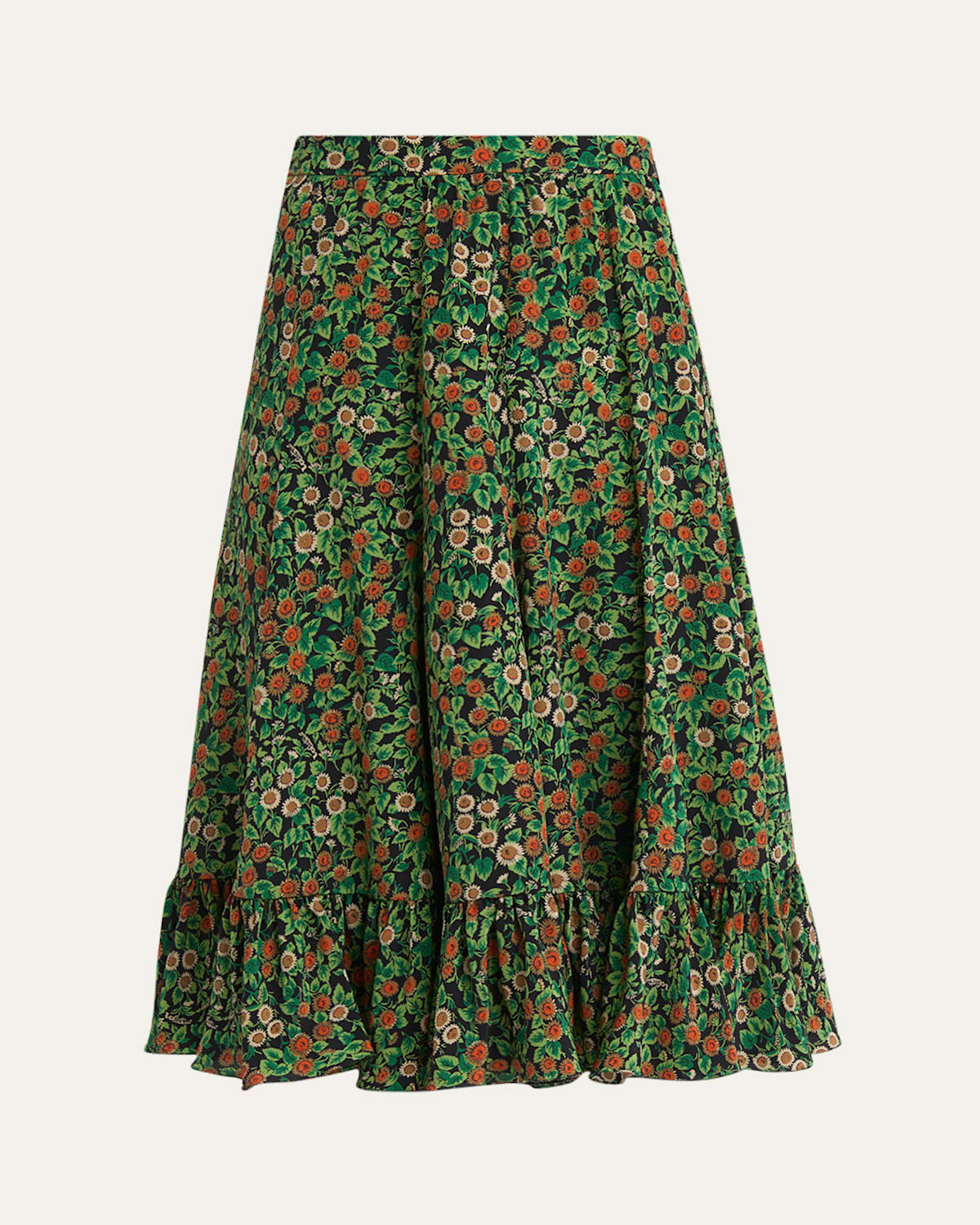Valentino Petales Damour Margherita Ruffle Skirt