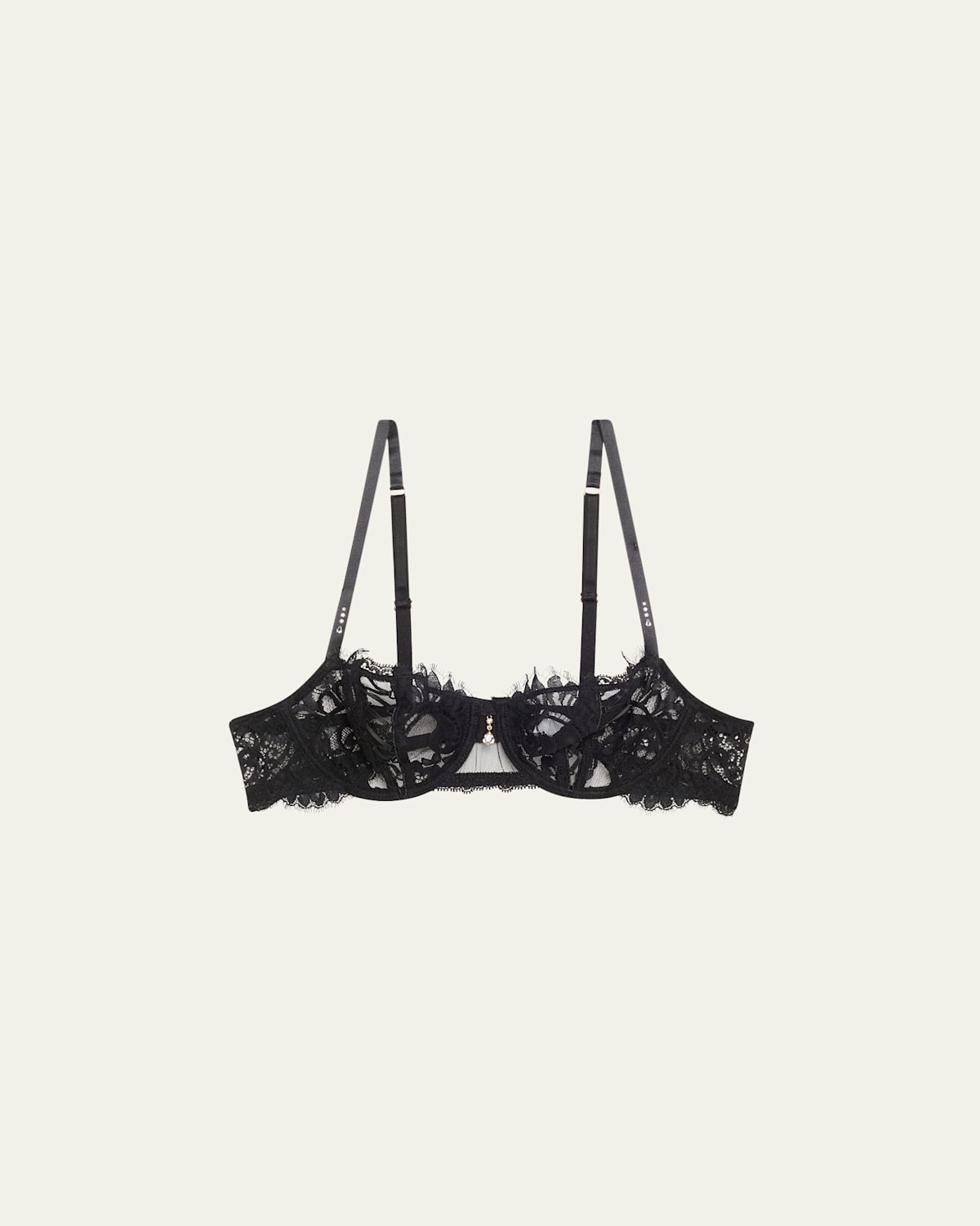 Desirs De Venise Lace & Tulle Demi Bra