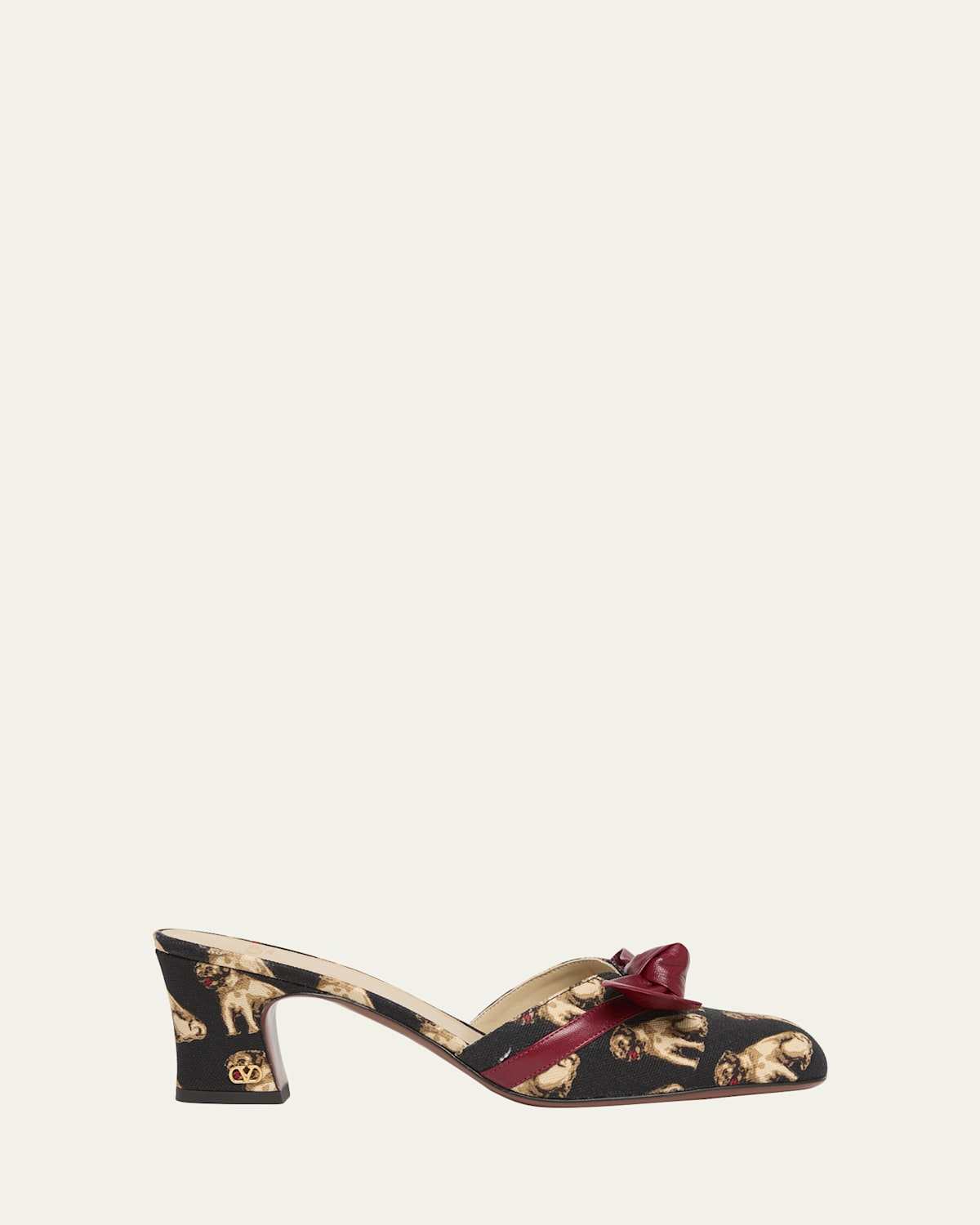Valentino Garavani St Petit Charles Bow Mule Pumps