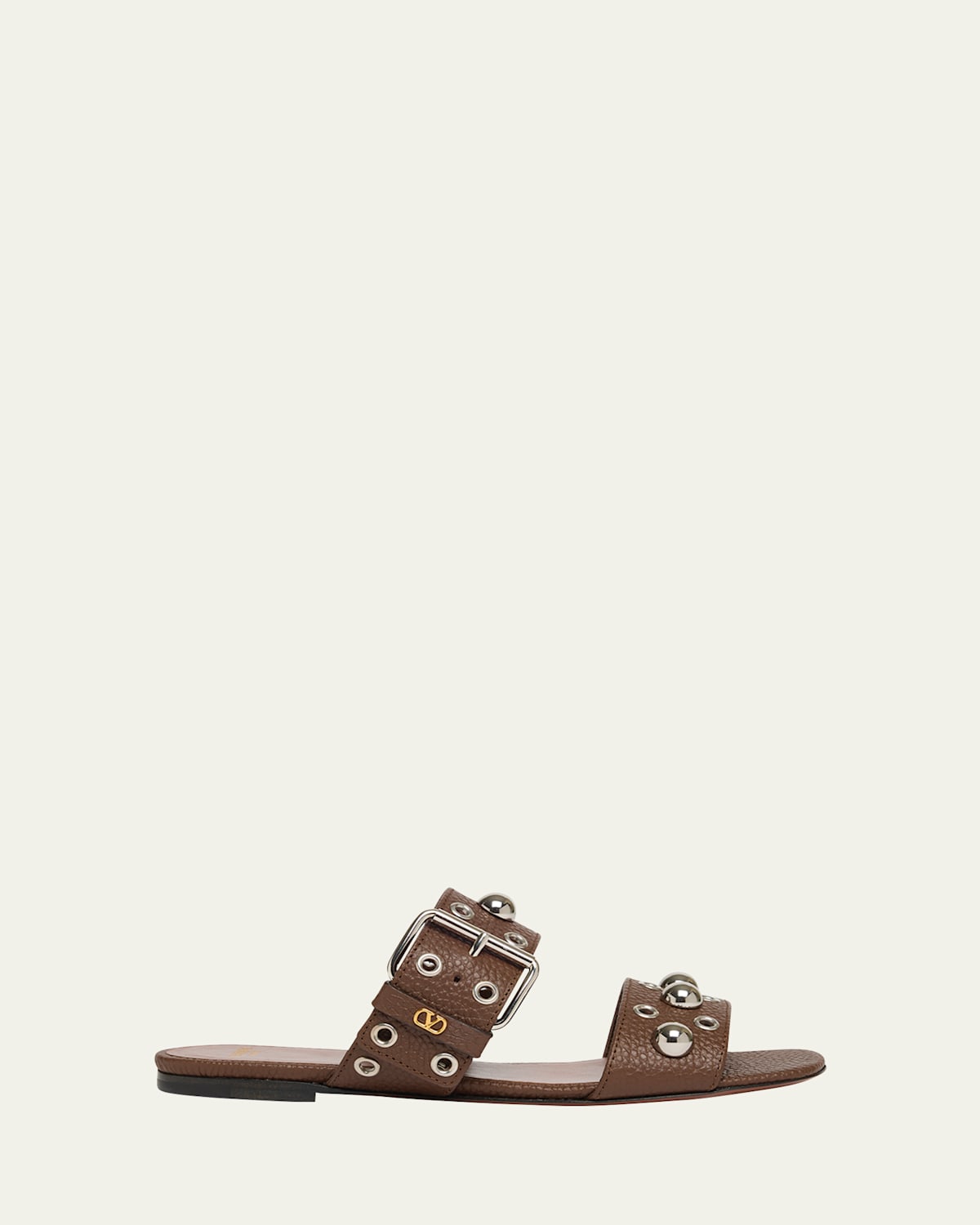 Valentino Garavani Nellcote Studded Dual-strap Slide Sandals