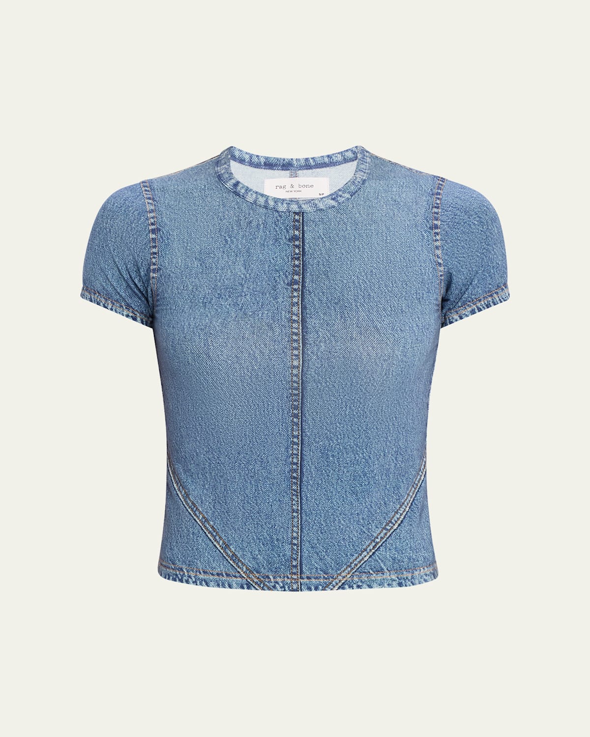 Rag & Bone Miramar Crewneck Baby Tee