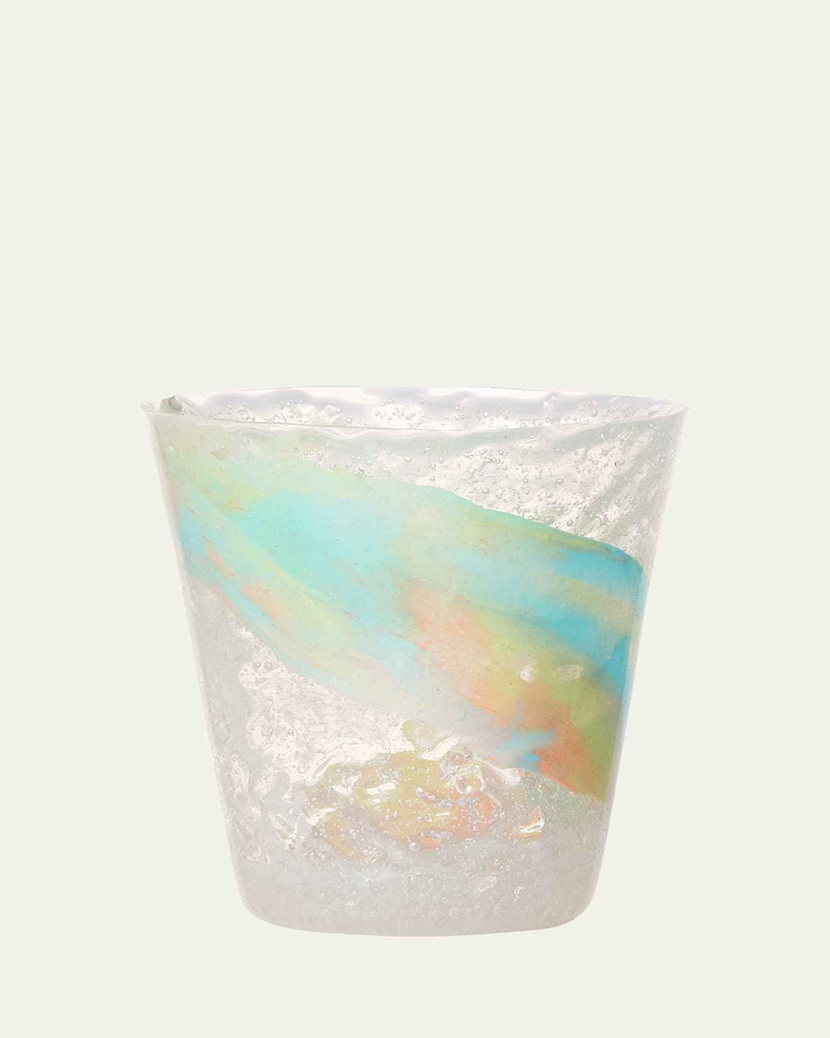 Alessandro Ciffo Pastel Dawn Silicone Drinking Glass In Multi