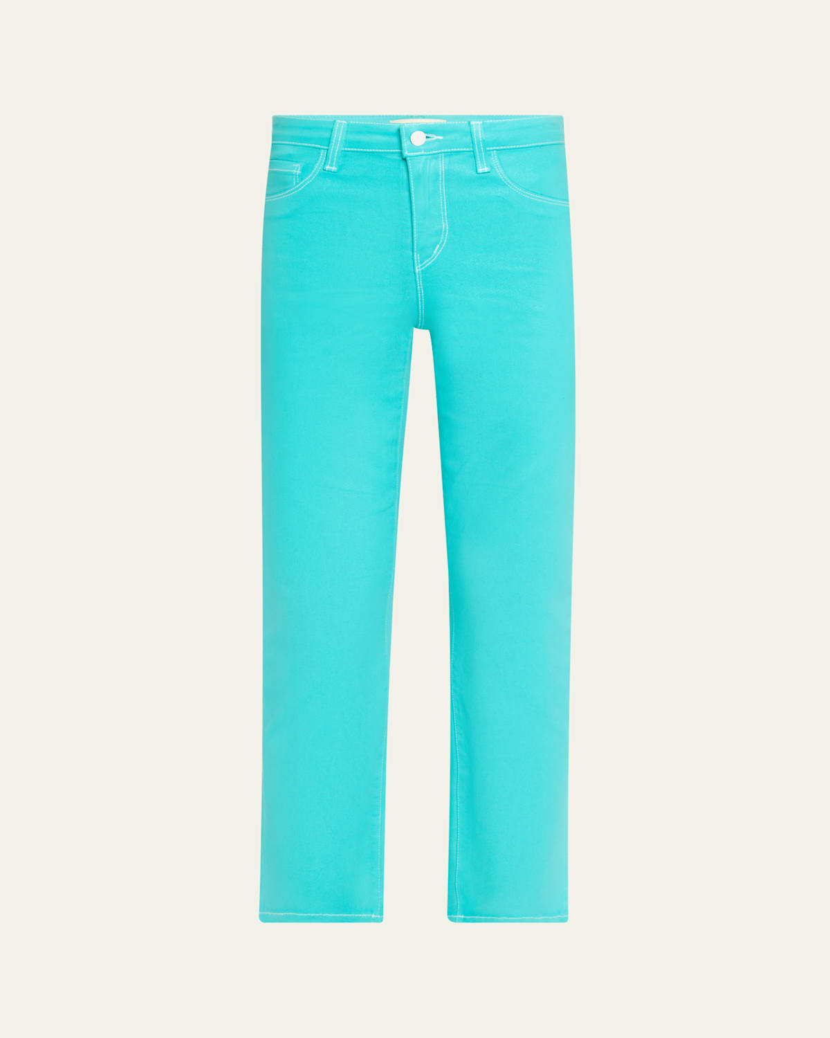 Tati High-Rise Cropped Micro Bootcut Jeans