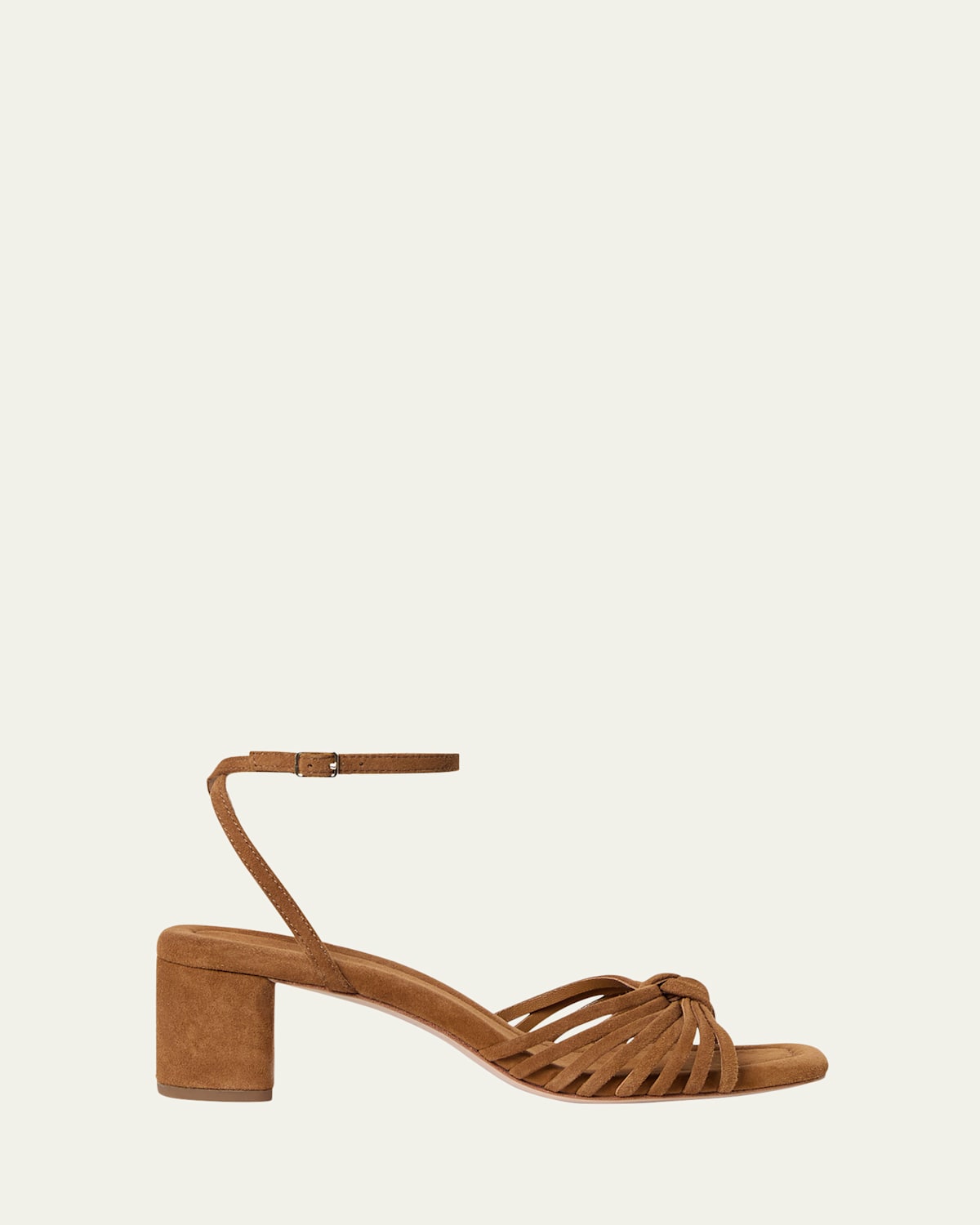 Loeffler Randall Olivia Suede Knot Block Heel Sandals