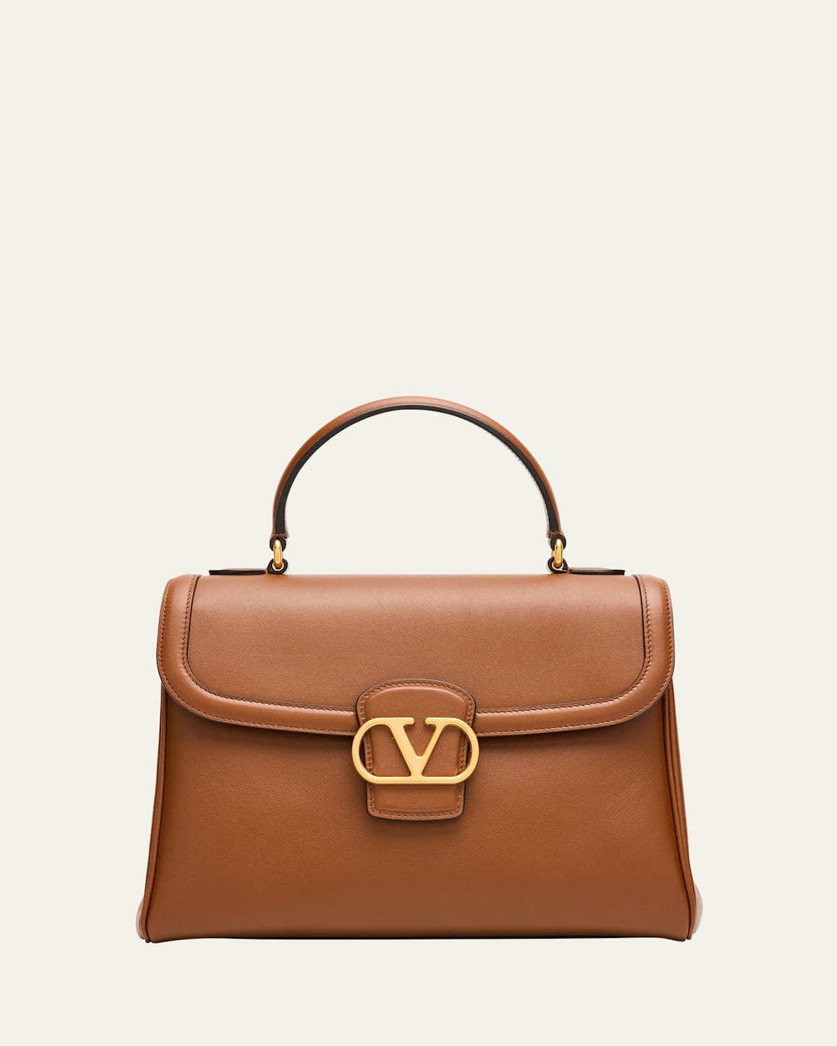 Valentino Garavani 9 To 5 Flap Leather Top-handle Bag