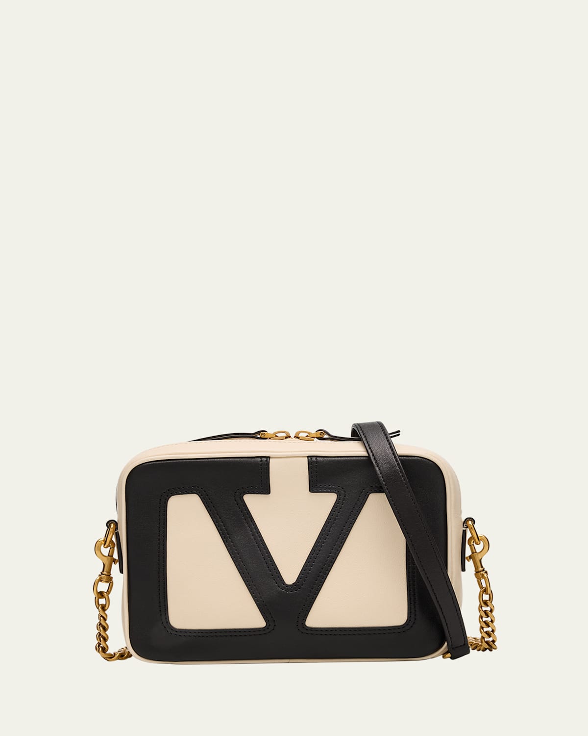 Viva Superstar VLOGO Leather Crossbody Bag