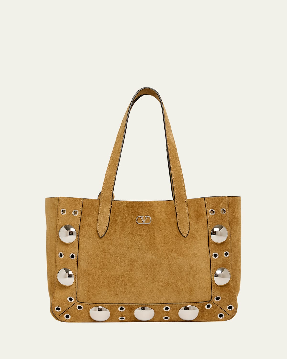 Nellcote Studded Leather Mini Tote Bag