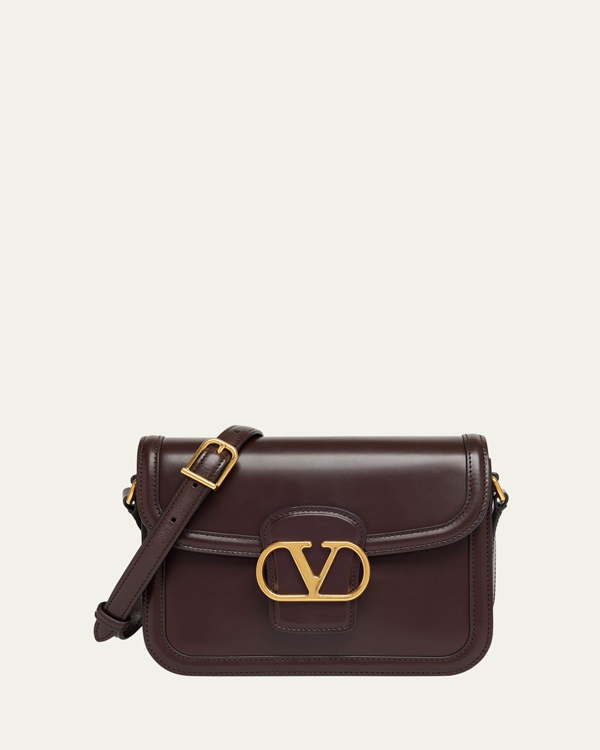 Valentino Garavani 9 To 5 Small Leather Shoulder Bag