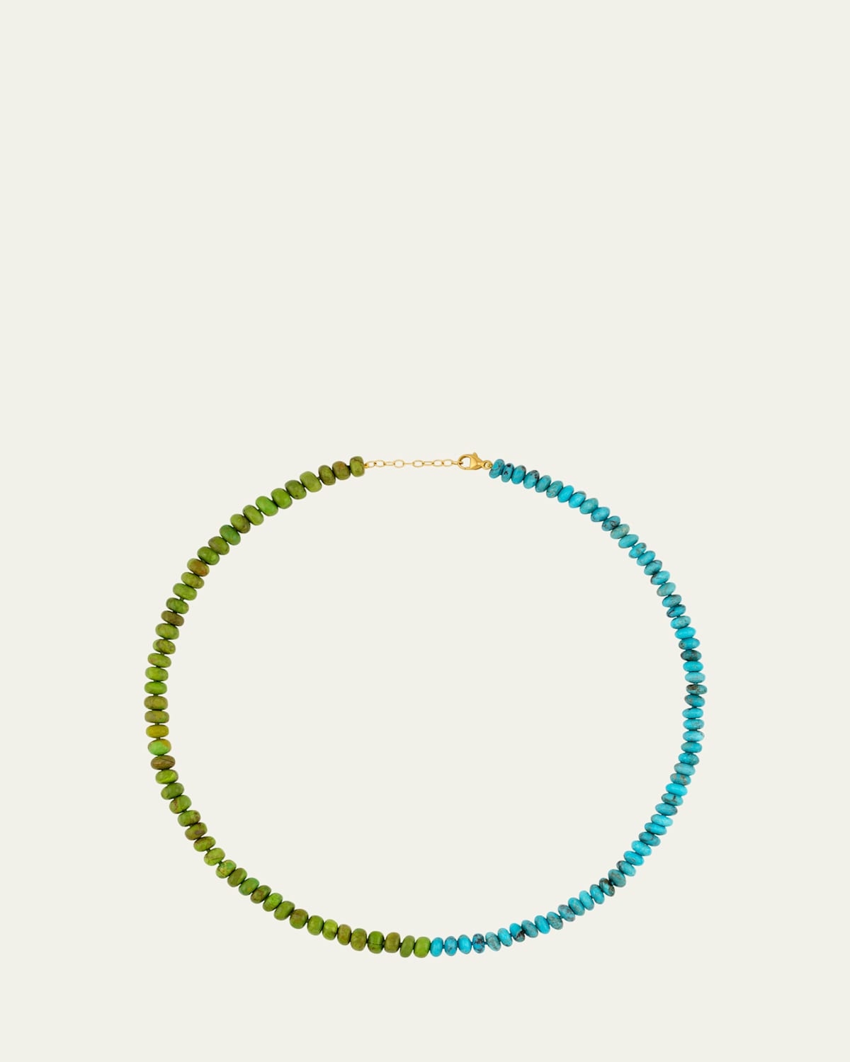 Nevada Sleeping Beauty & Kingman Green Turquoise Union Necklace
