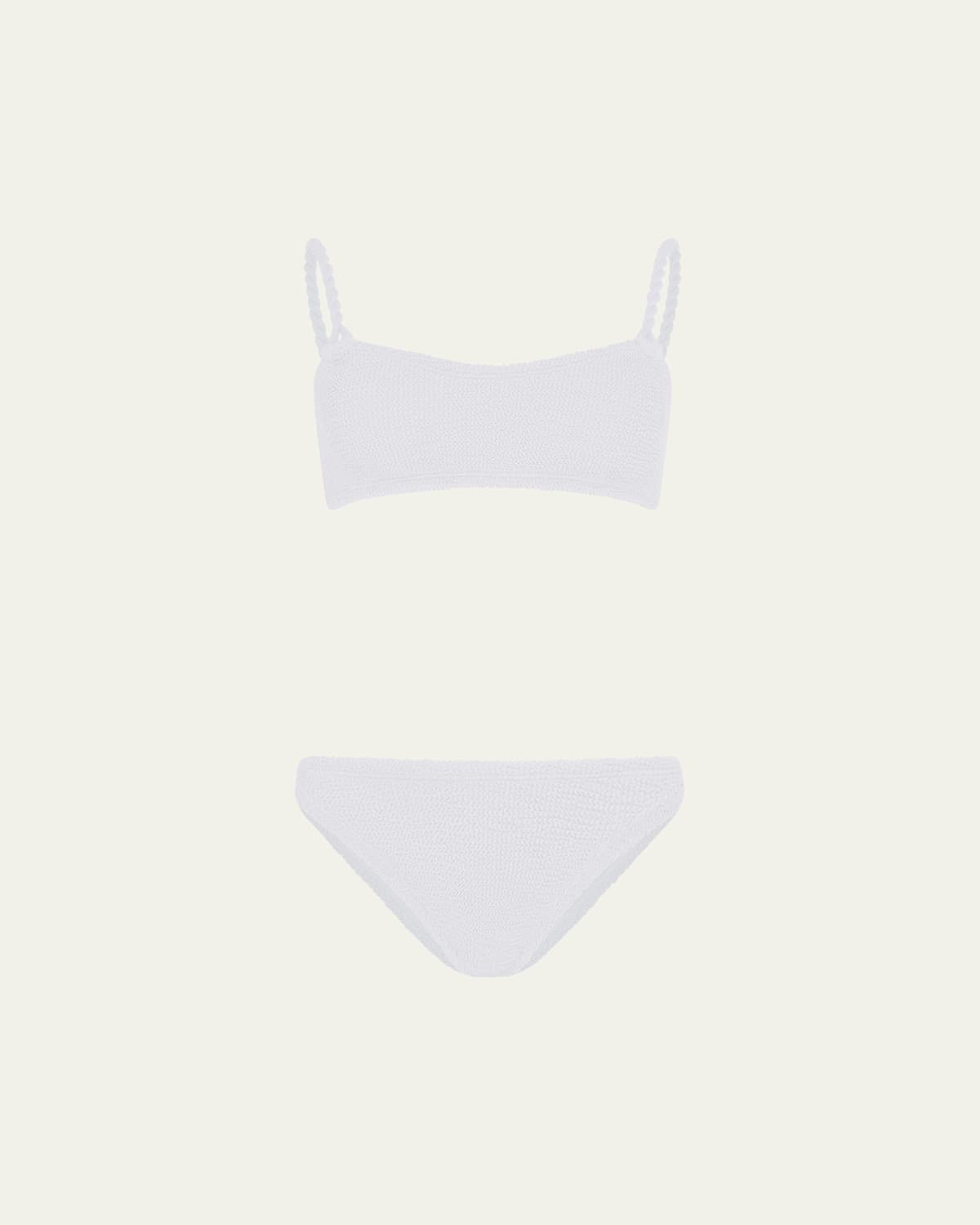 Shop Hunza G Phoebe Two-piece Swimsuit