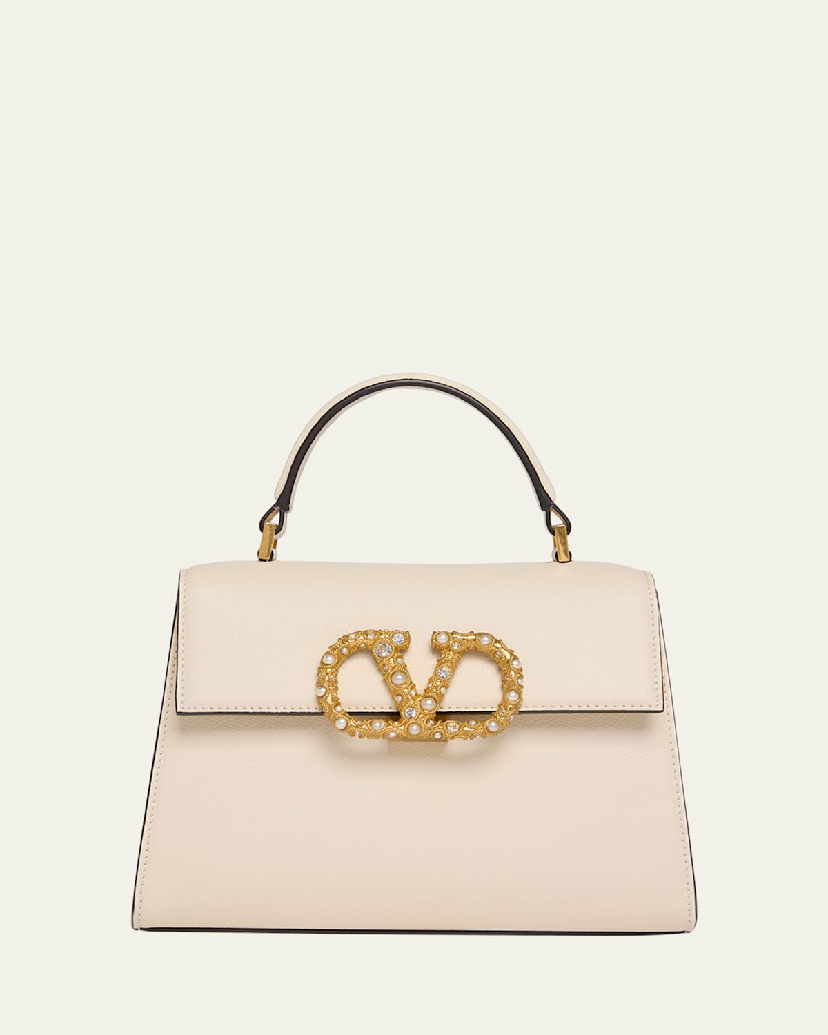 VSLING Small Leather Top-Handle Bag