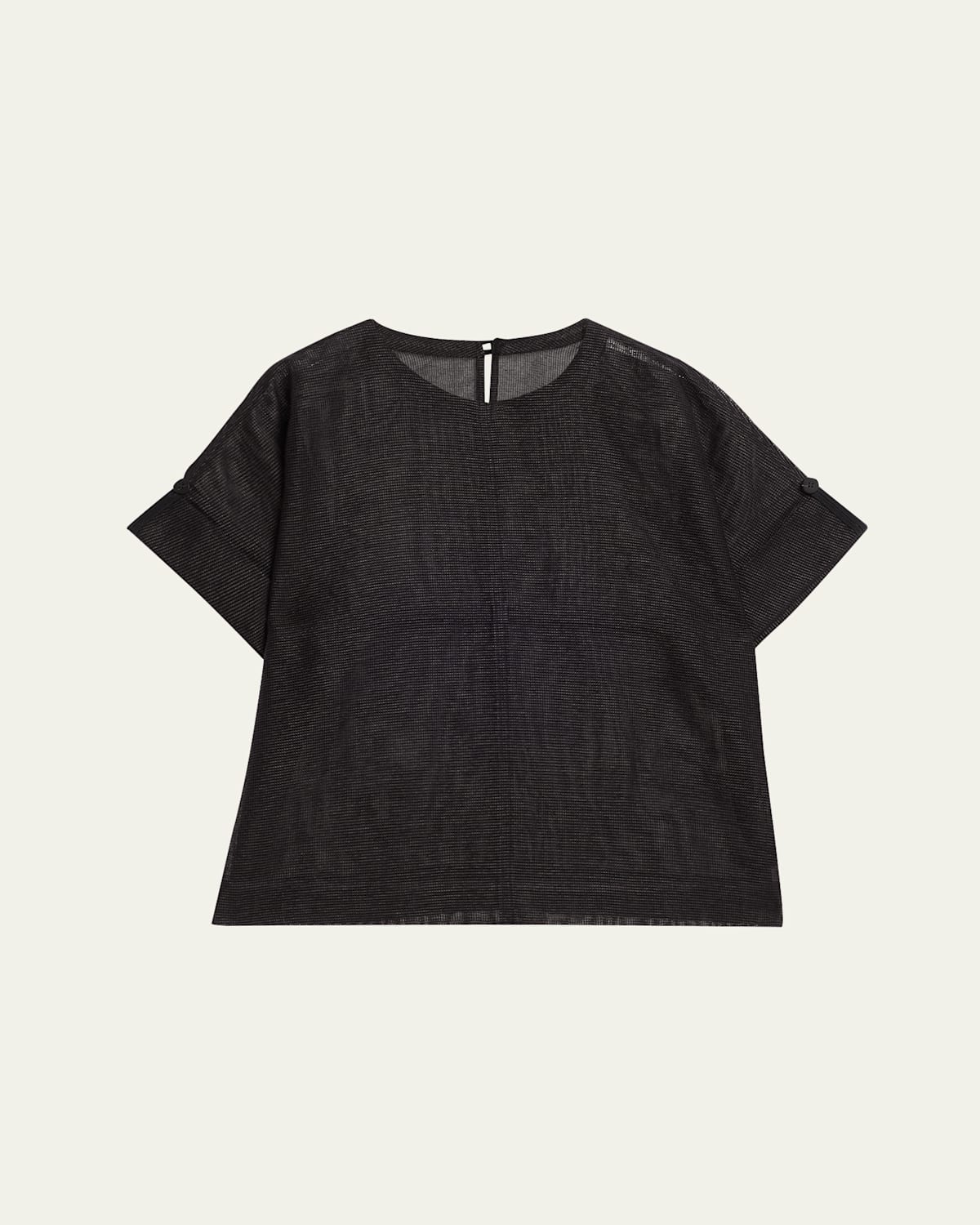 Issey Miyake Papyrus Short Sleeve Top