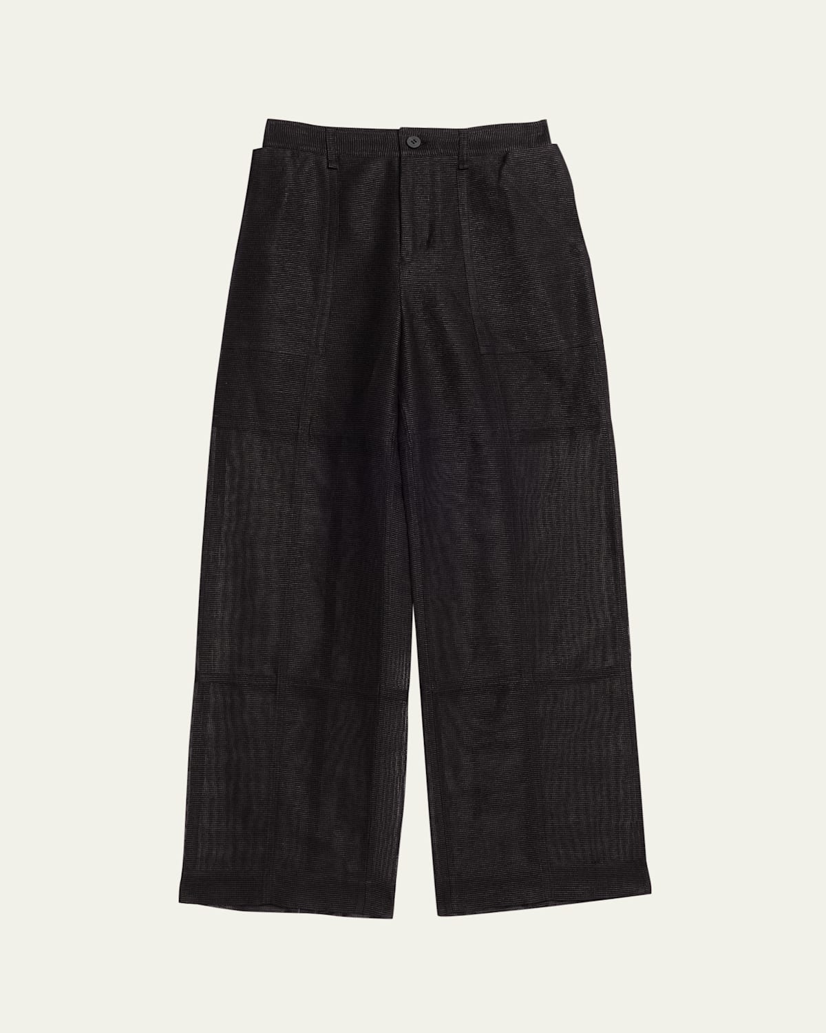 Shop Issey Miyake Papyrus Wide Leg Pants