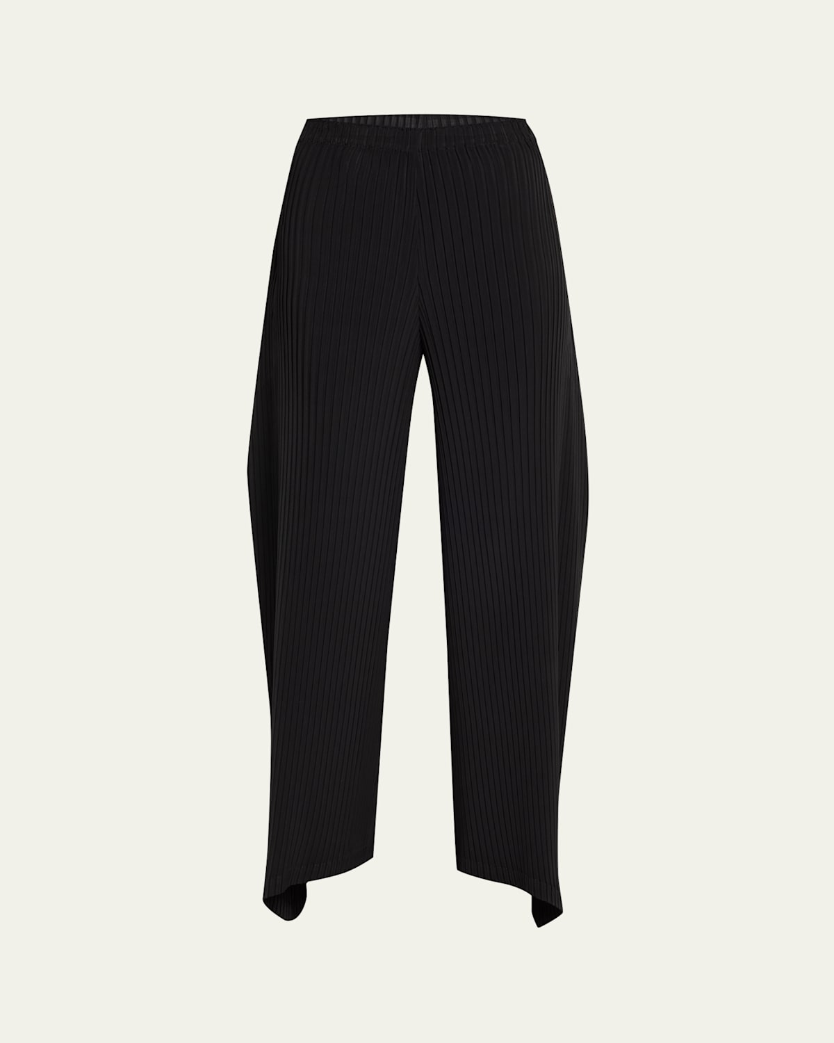 ISSEY MIYAKE SHADOW STUDY PLEATS SOLID TROUSERS 