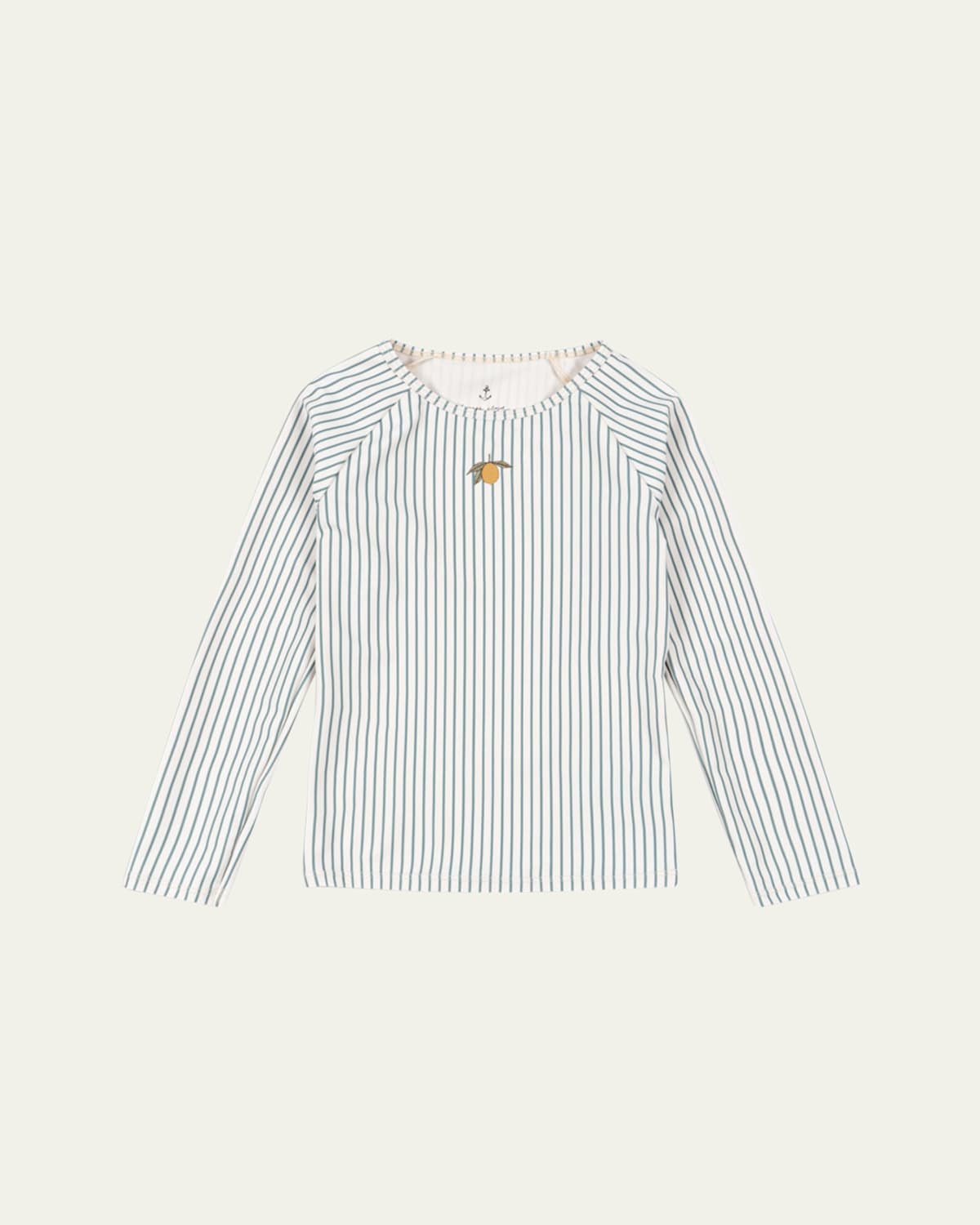KONGES SLOJD GIRL'S STRIPED RASHGUARD TOP 