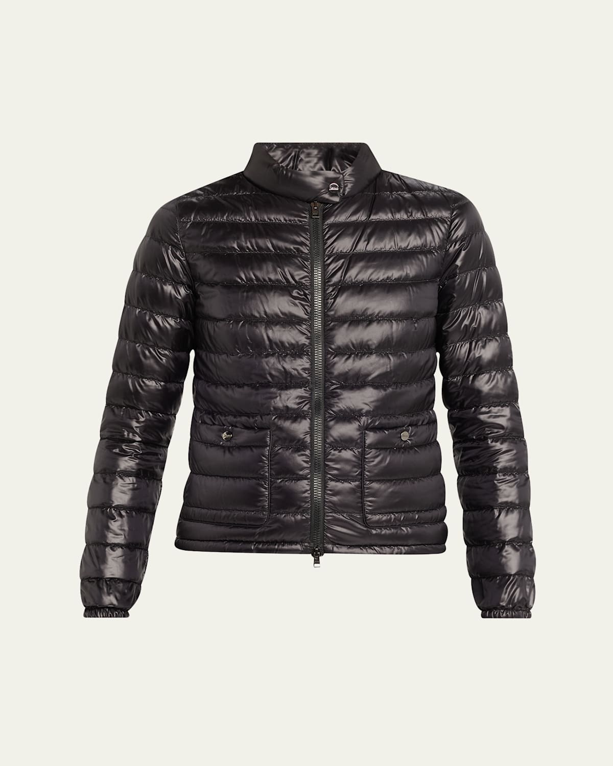 Herno Shiny Nylon Short Down Jacket