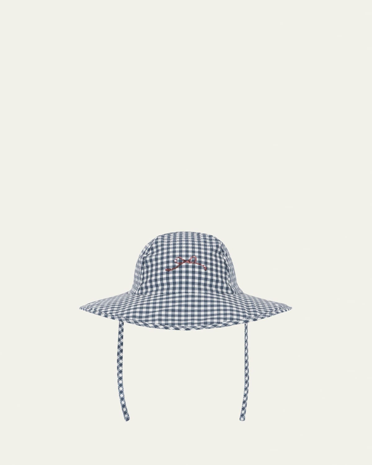 KONGES SLOJD SOLINA GINGHAM-PRINT SWIM HAT 