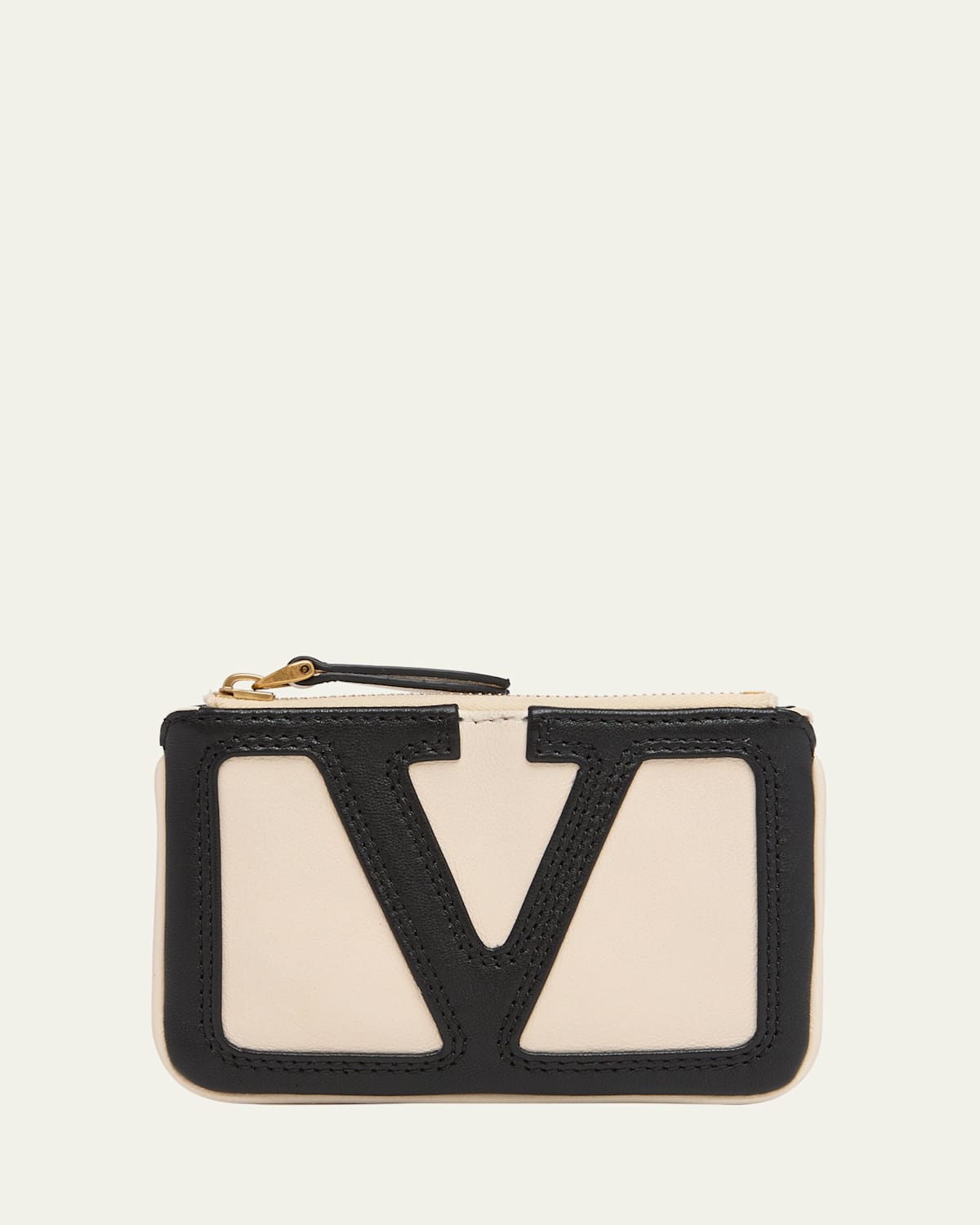 Valentino Garavani Men's Viva Superstar Leather Keyring Zip Pouch