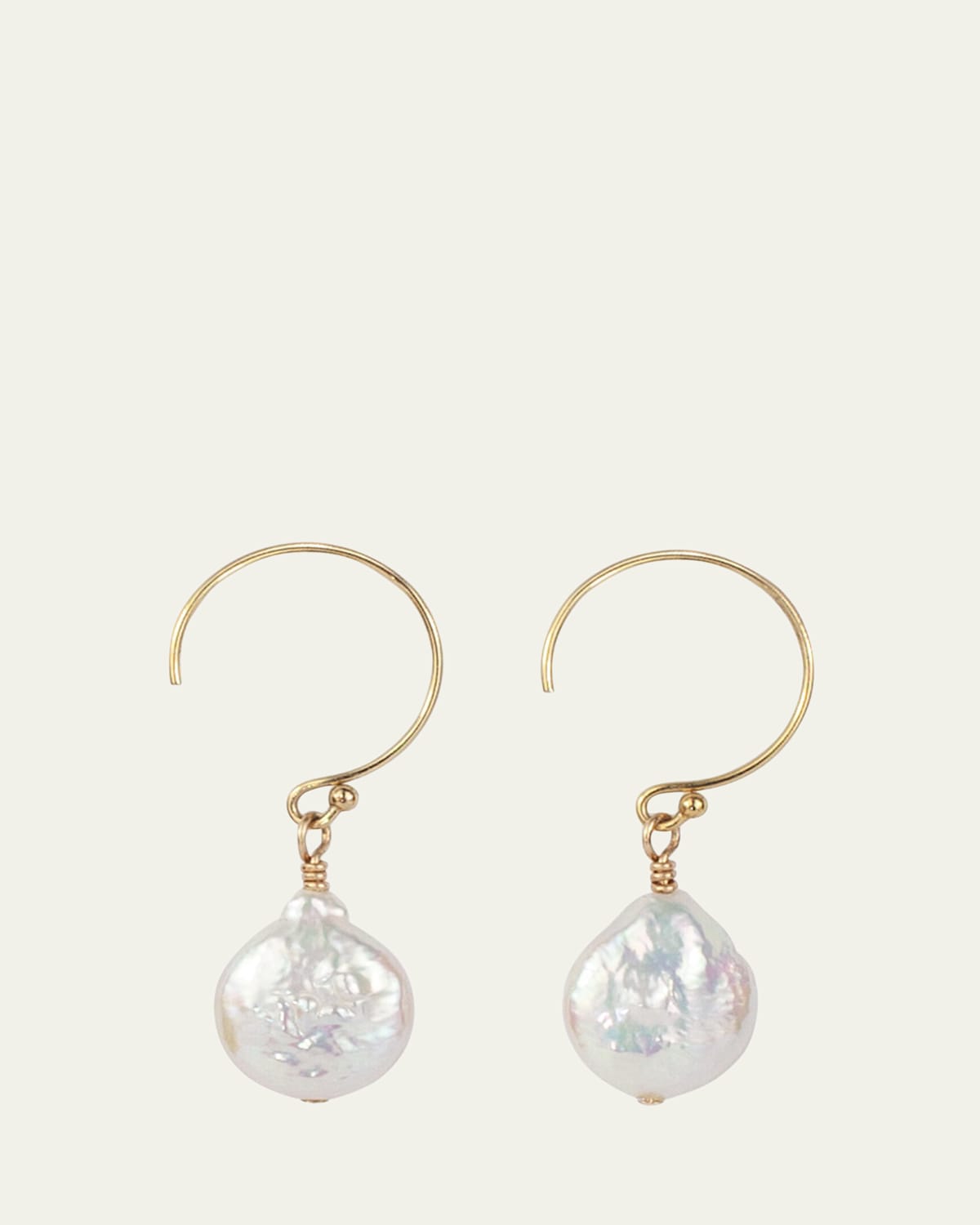 Petal Earrings with Pearls