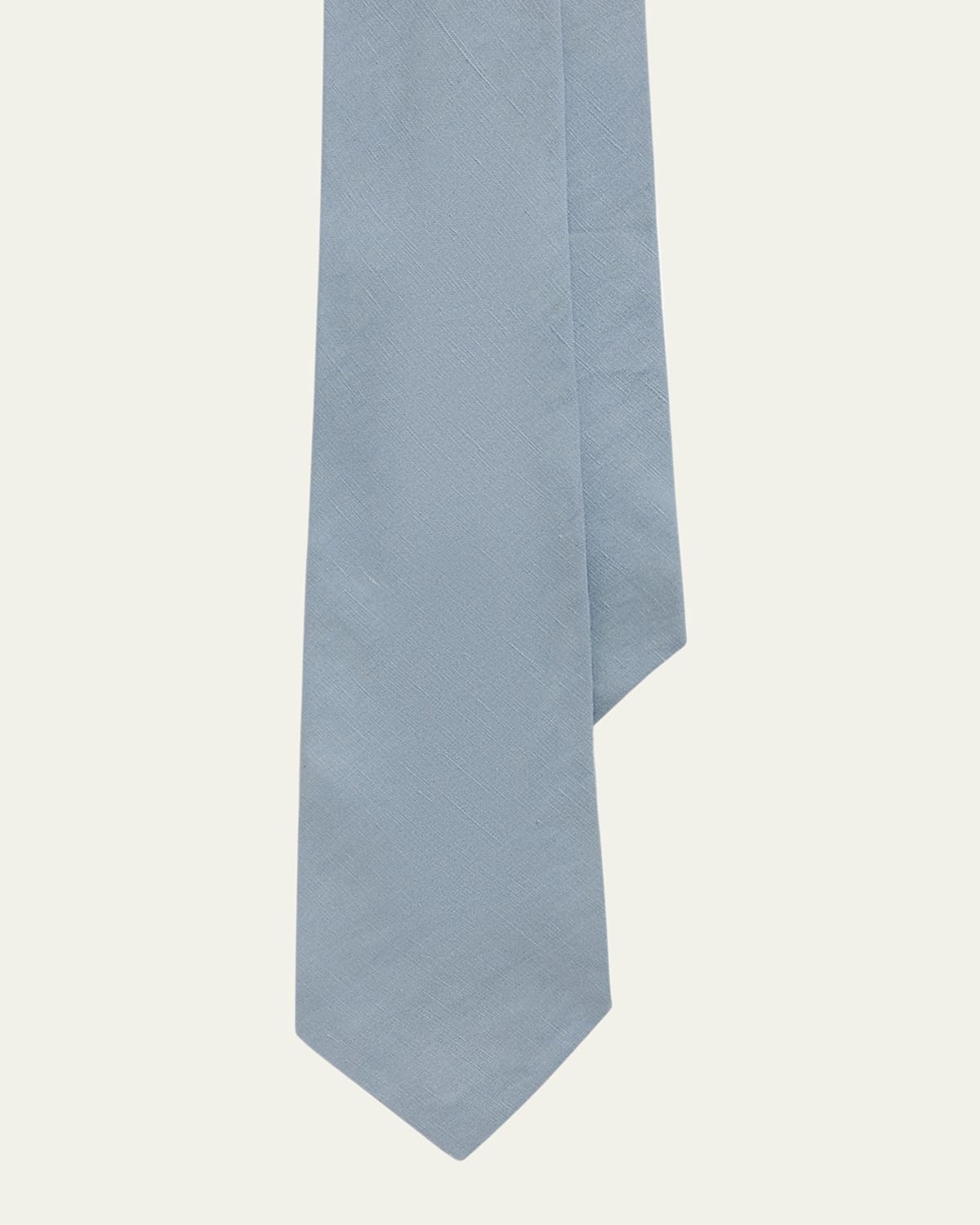 Men's Silk-Linen Textured Tie