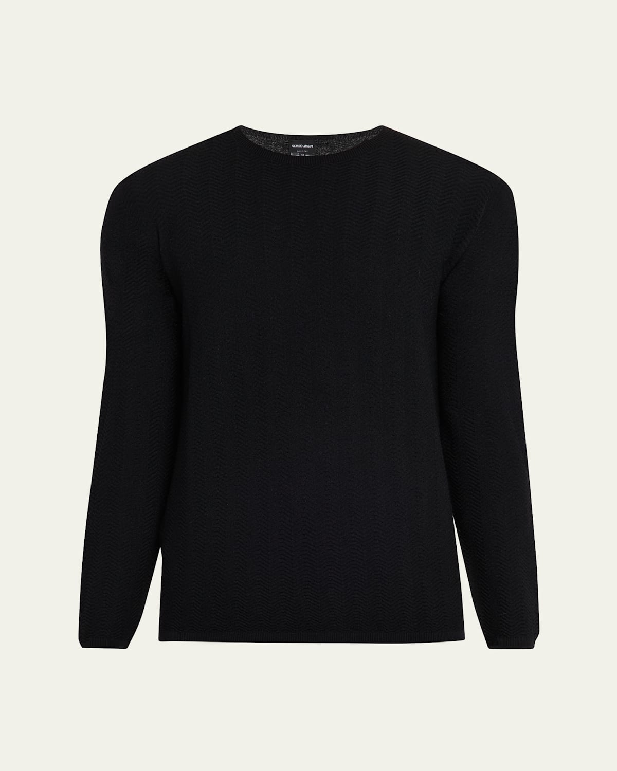 Men's Chevron Stitch Crewneck Sweater