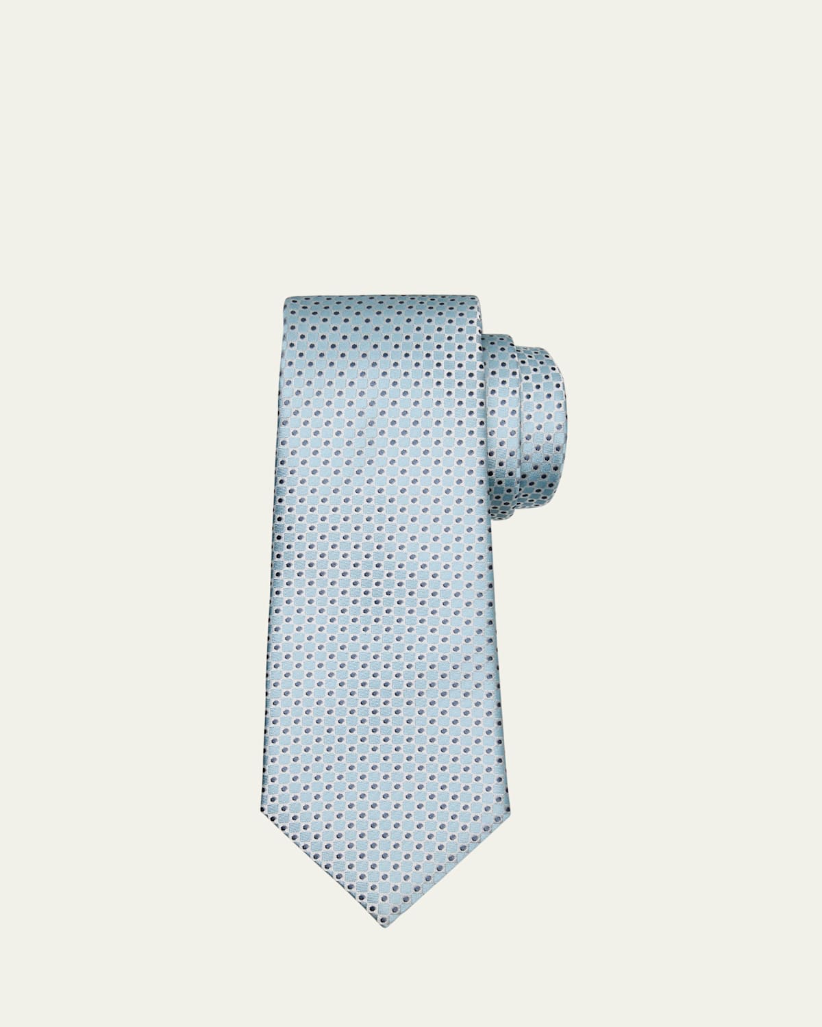 Giorgio Armani Men's Geometric Micro-dot Silk Tie