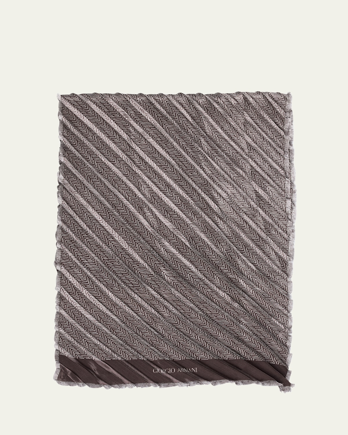 Giorgio Armani Men's Geometric Silk Scarf
