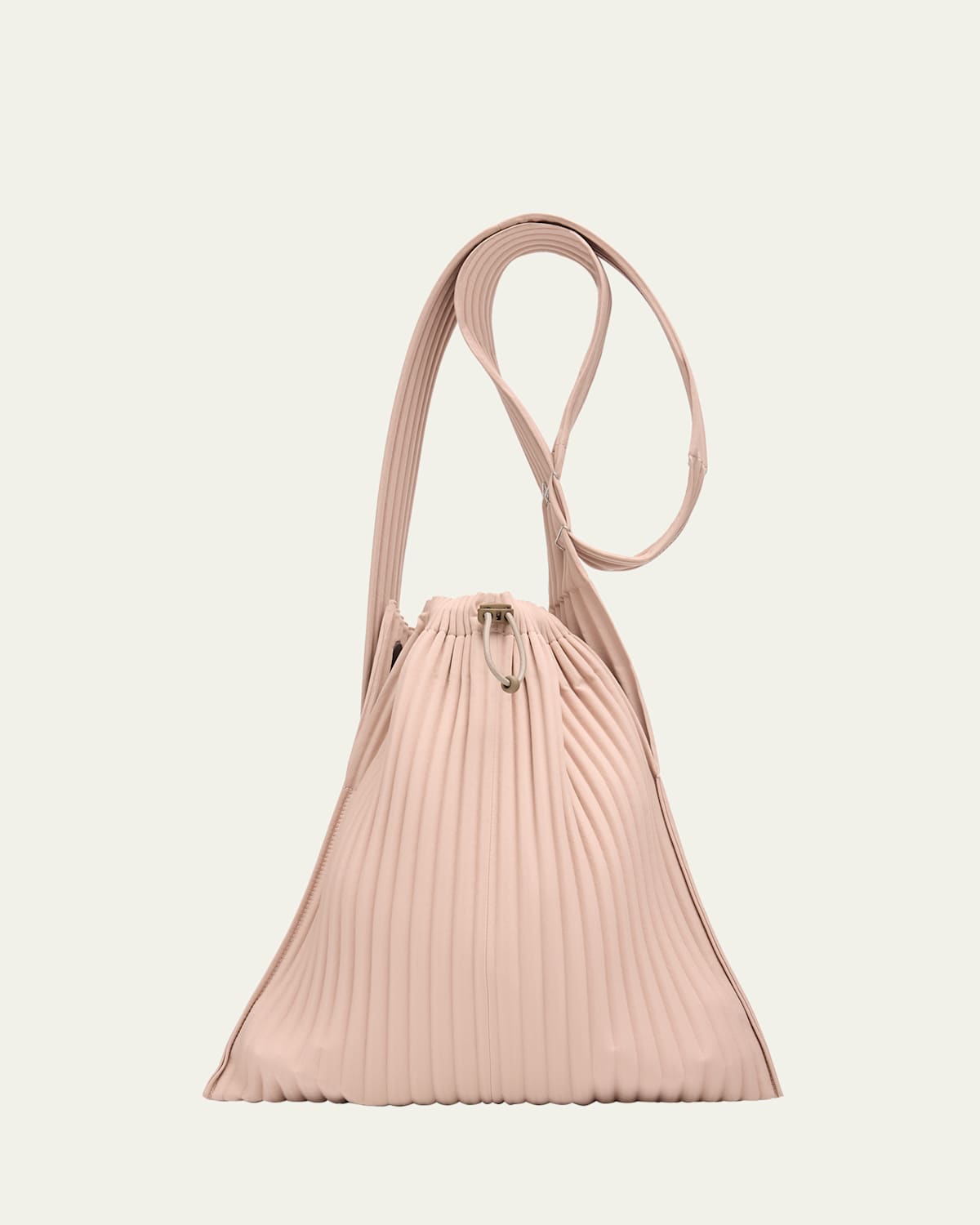Men's Pocket Large Pleated Crossbody Bag