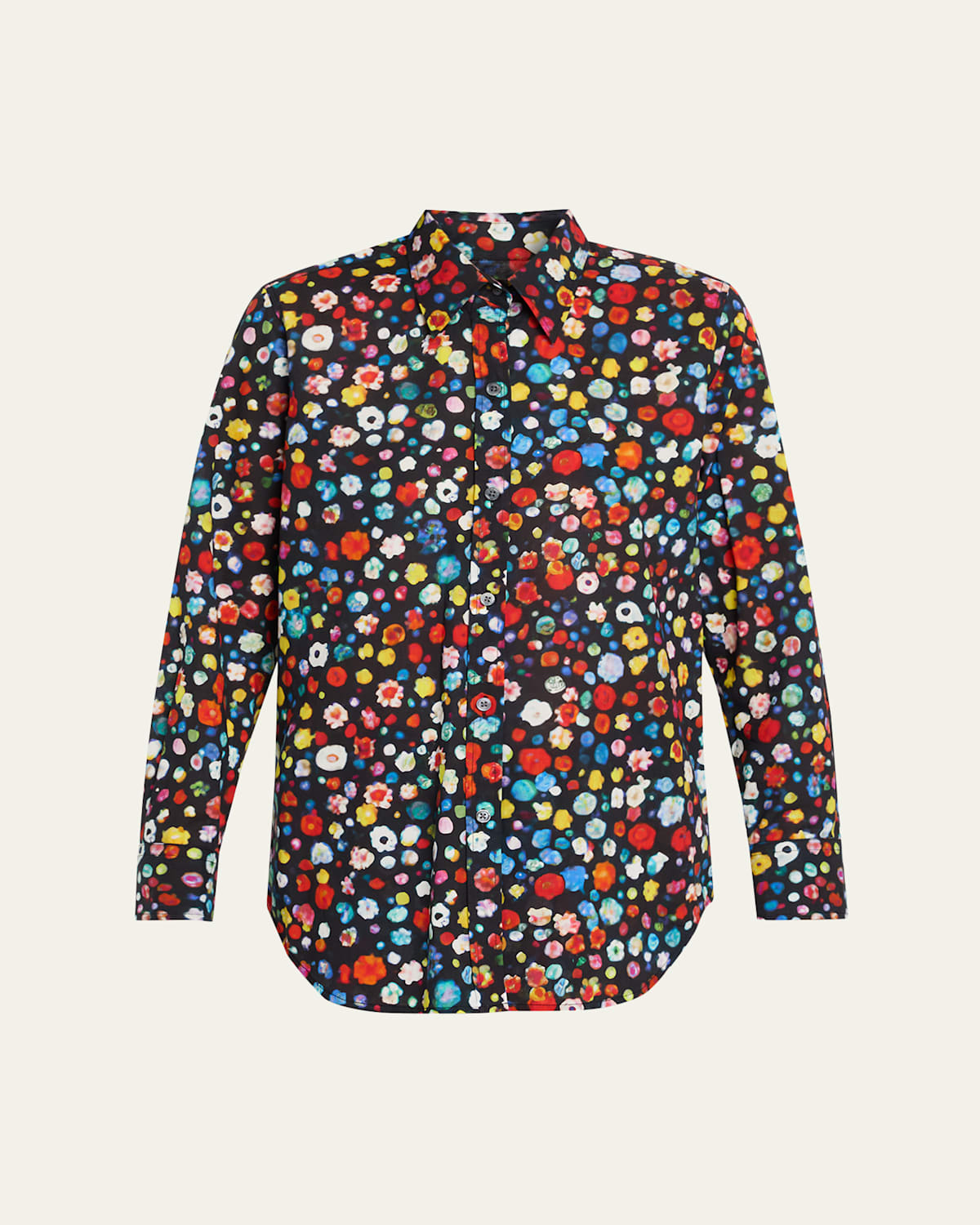 Libertine Flower Gems Button-down Shirt In Multi