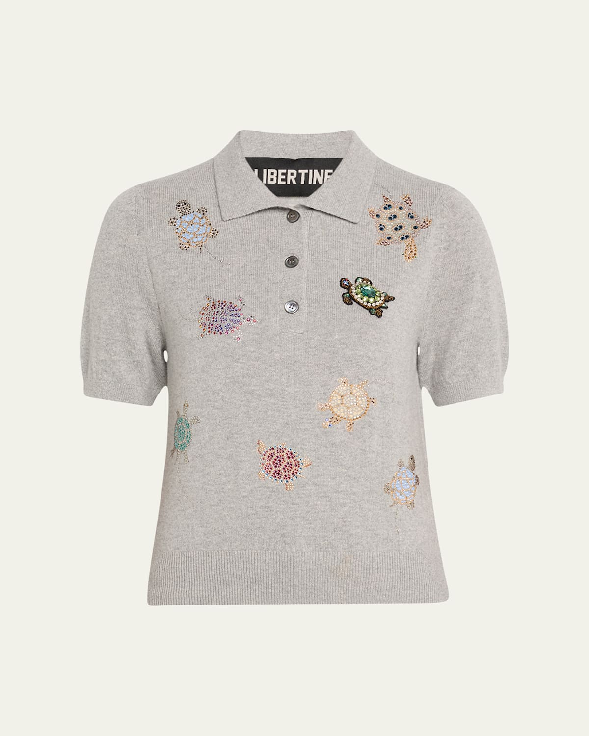 Libertine Turtle Time Cashmere Polo Sweater