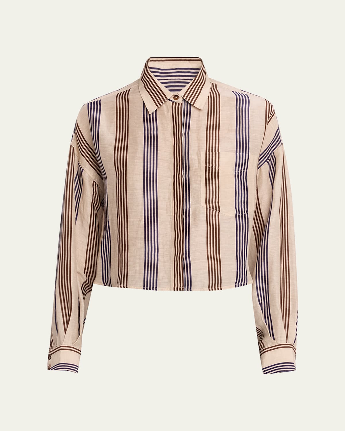 Rag & Bone Beatrice Cropped Linen Shirt