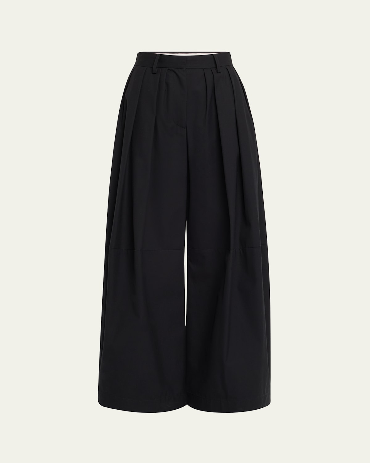 Stona Pleated Cotton Pants