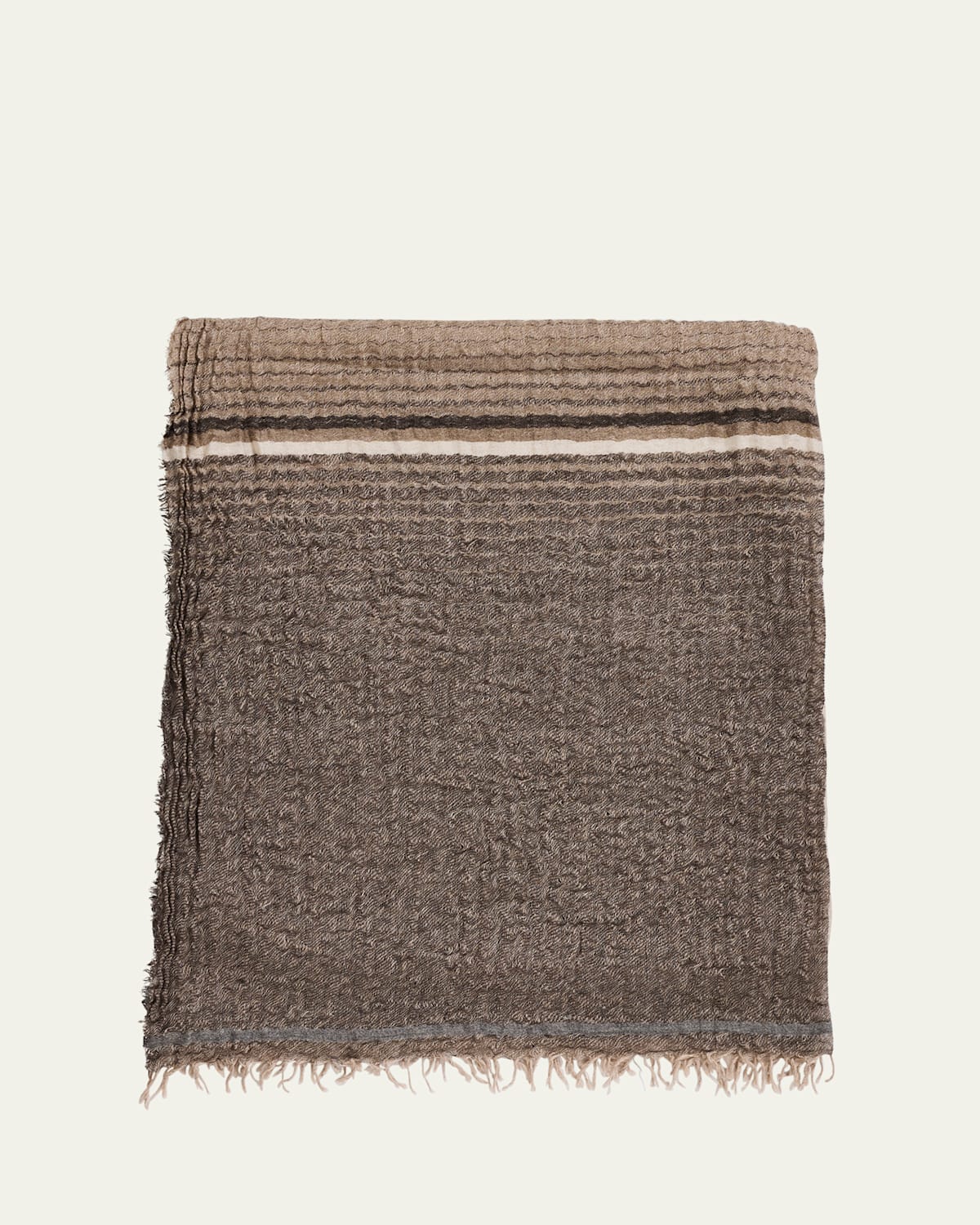 Men's Cashmere and Silk Tumble-Washed Scarf