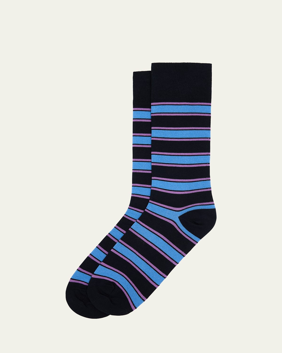PAUL SMITH MEN'S MADISON STRIPE CREW SOCKS 