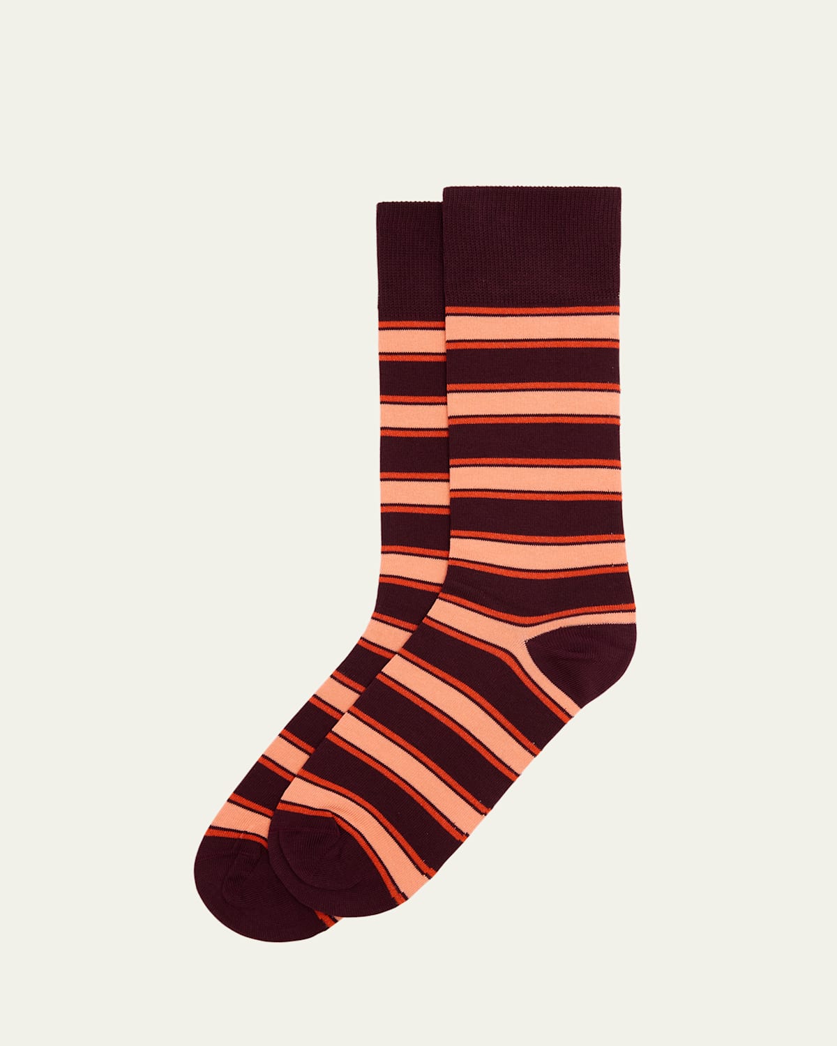 PAUL SMITH MEN'S MADISON STRIPE CREW SOCKS 
