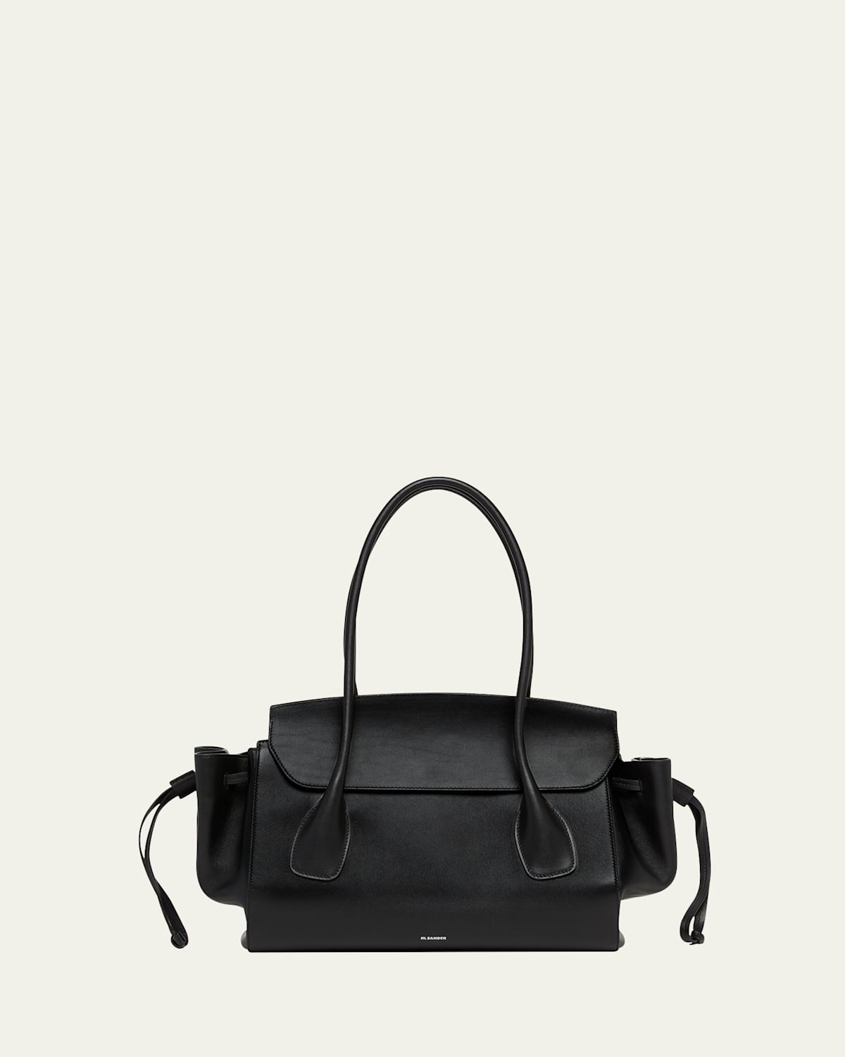 Voyage Small Calfskin Leather Top-Handle Bag