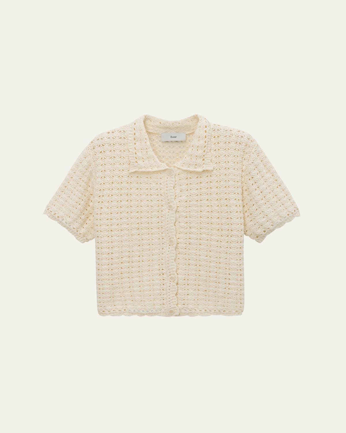Dunst Short-Sleeve Crochet Cardigan