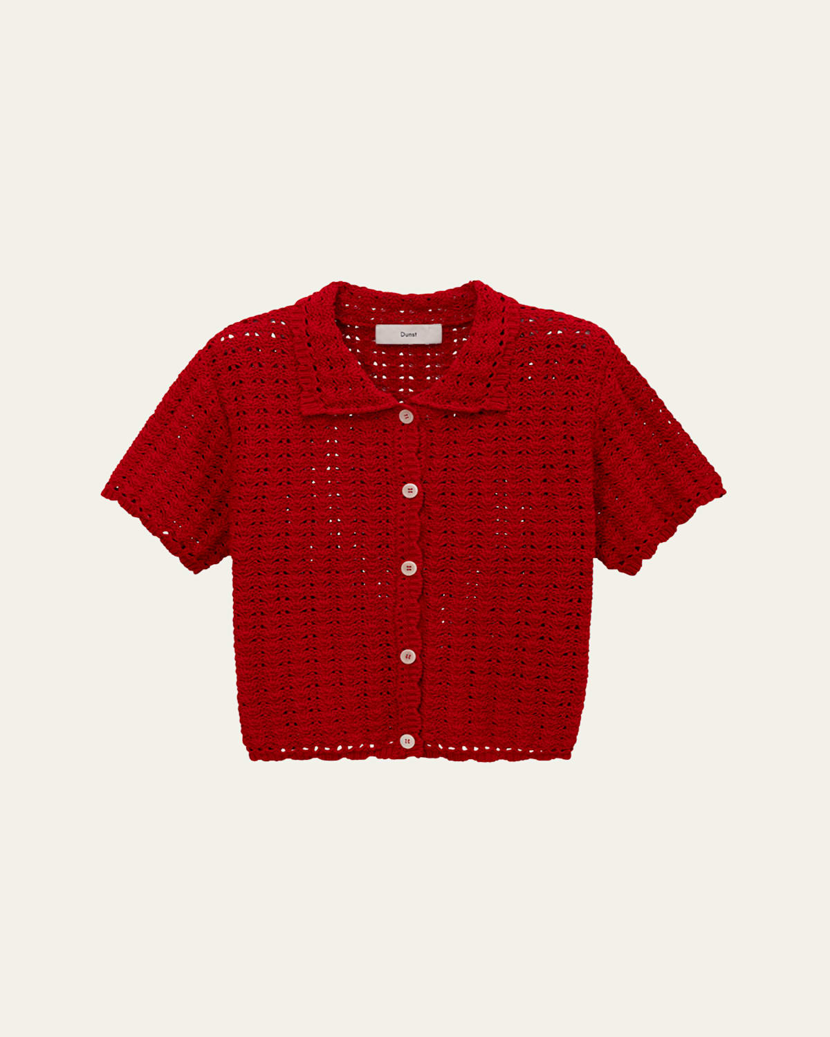 Dunst Short-sleeve Crochet Cardigan