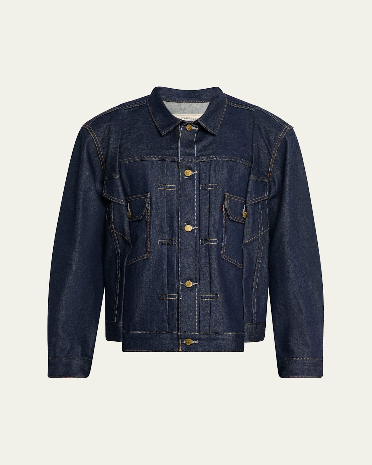 x Levi's Men's Dark Wash Denim Trucker Jacket