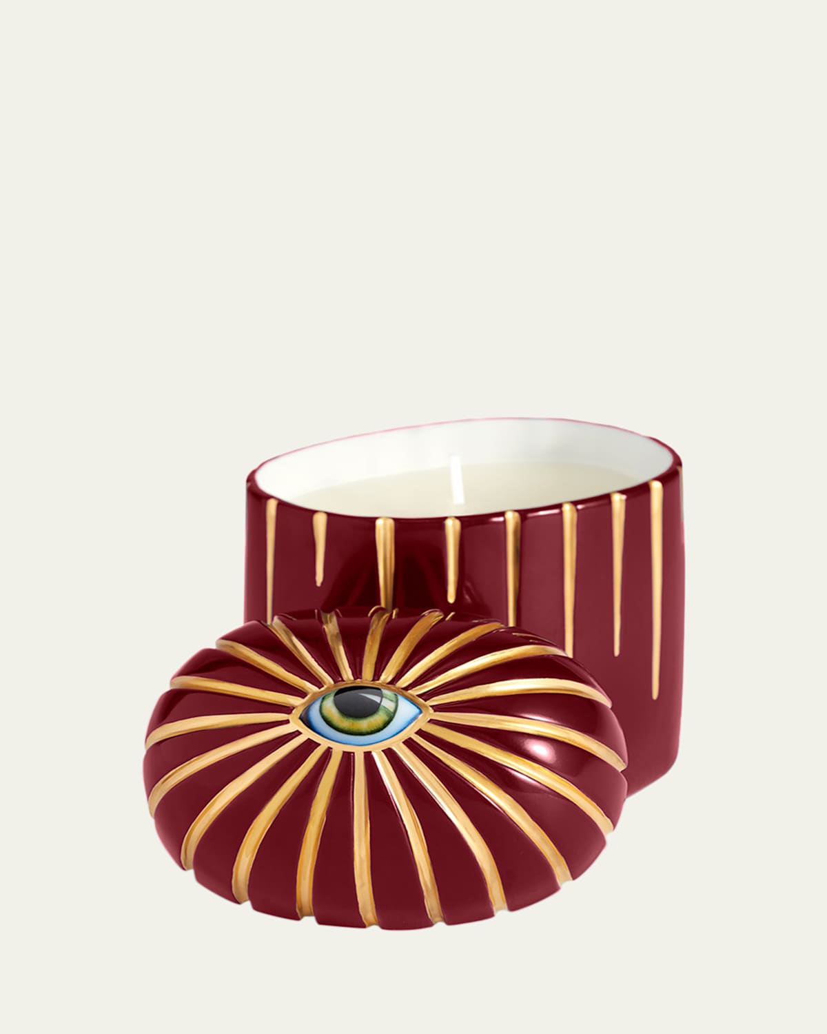 L'objet Lito Candle In Burgundy
