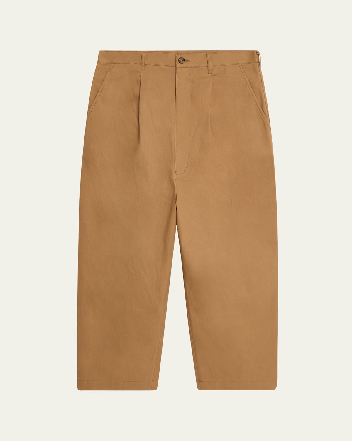Men's Cotton Serge Drop-Crotch Trousers
