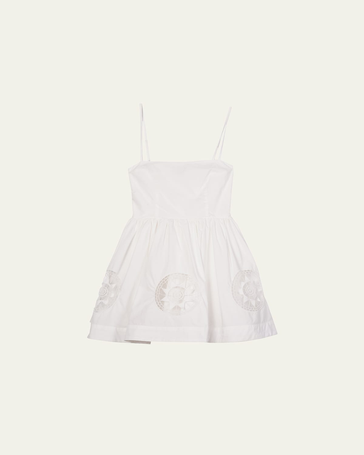 Nadine Embroidered Sleeveless Mini Dress