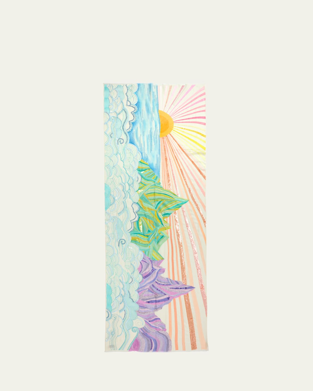 Day Sunrise Merino Wool Scarf