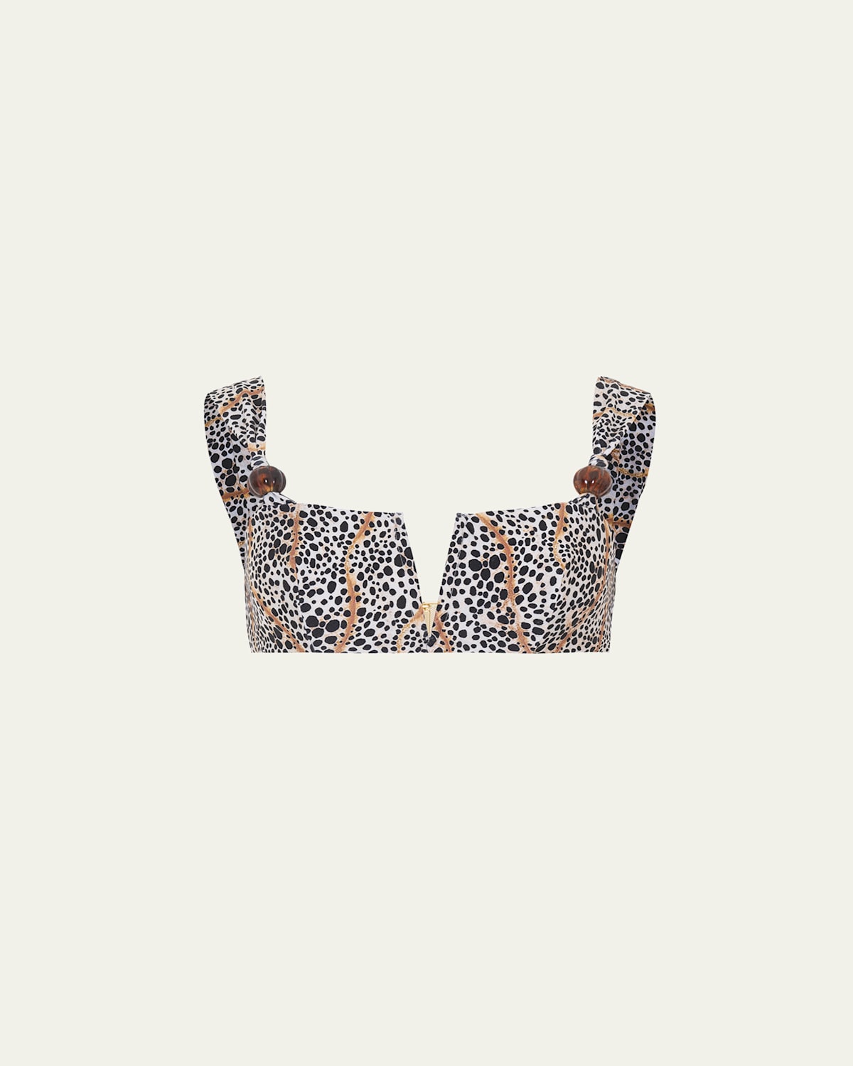 PatBO Speckled Poa Bikini Top