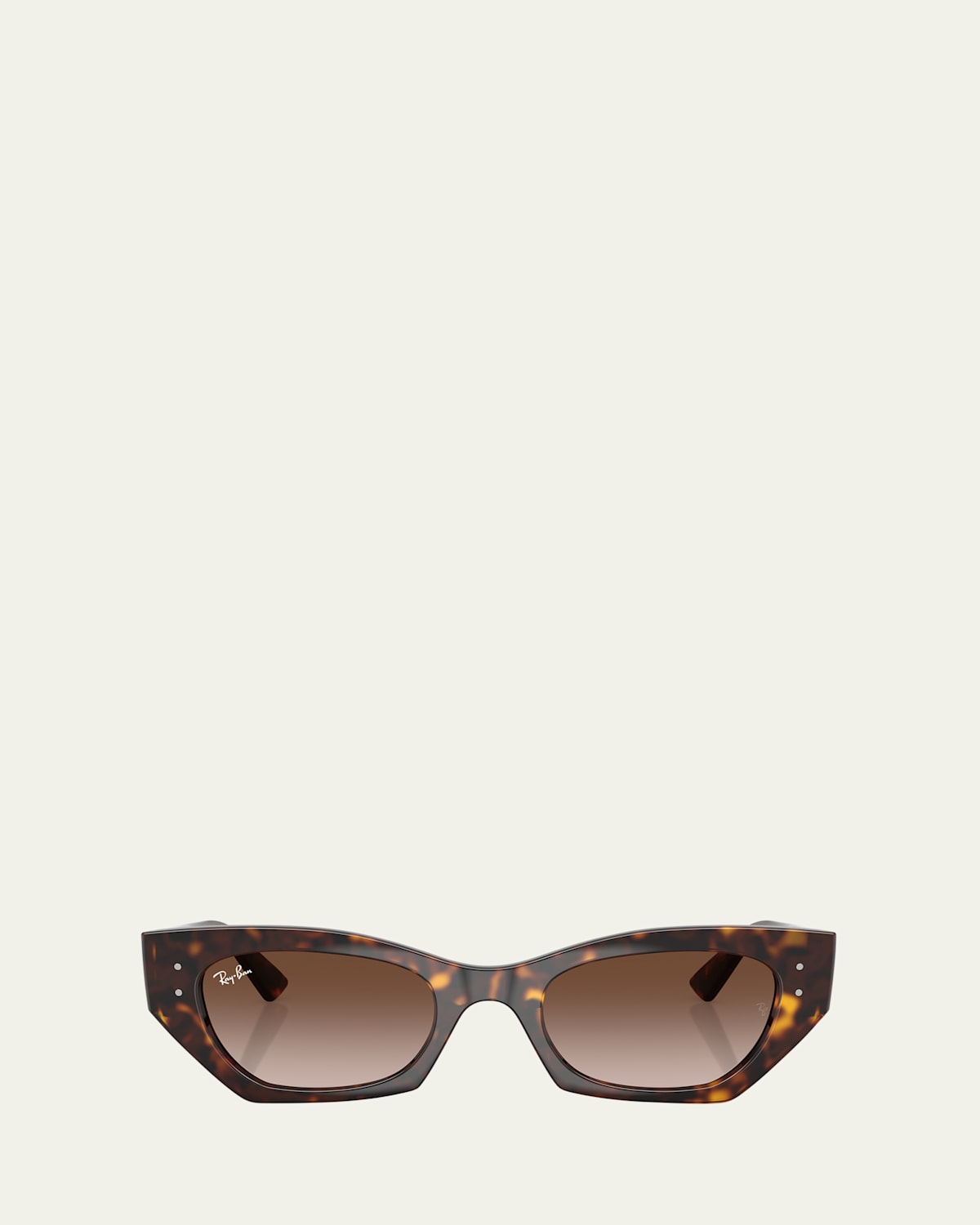 Shop Ray Ban Zena Plastic Cat-eye Sunglasses In Havana1