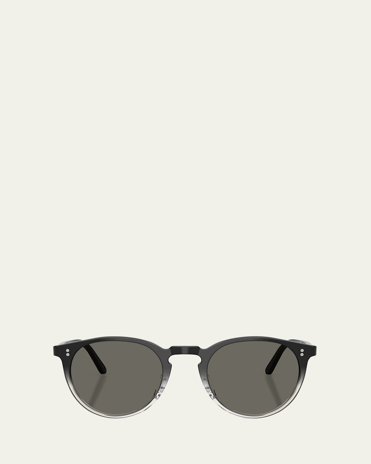 Oliver Peoples O'malley Acetate Round Sunglasses In Gray