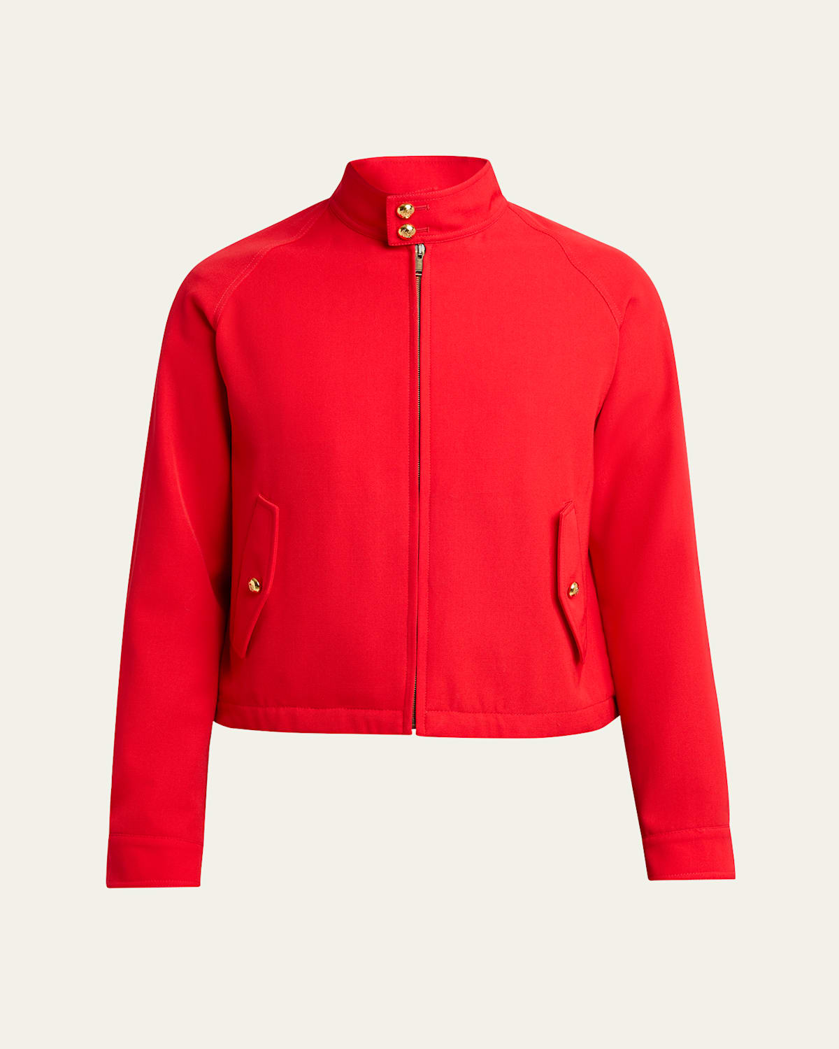 Valentino Men's Harrington Wool Full-zip Blouson