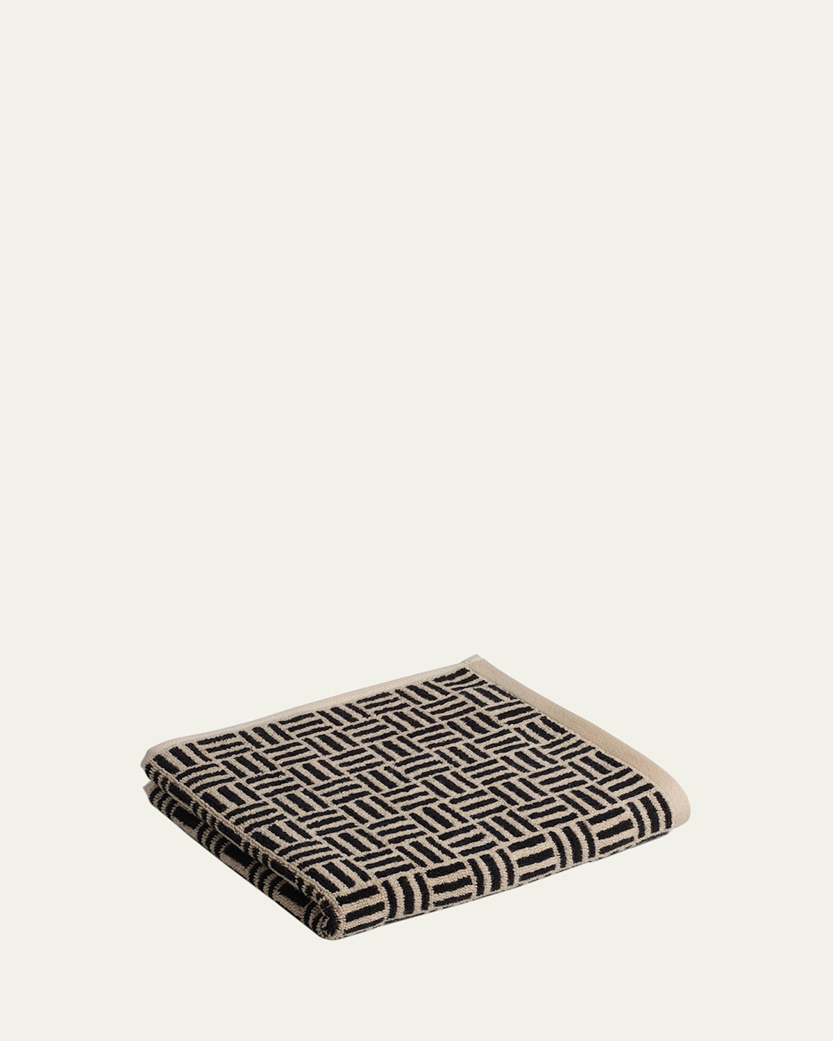 Baina Torrens Hand Towel In Sand Noir