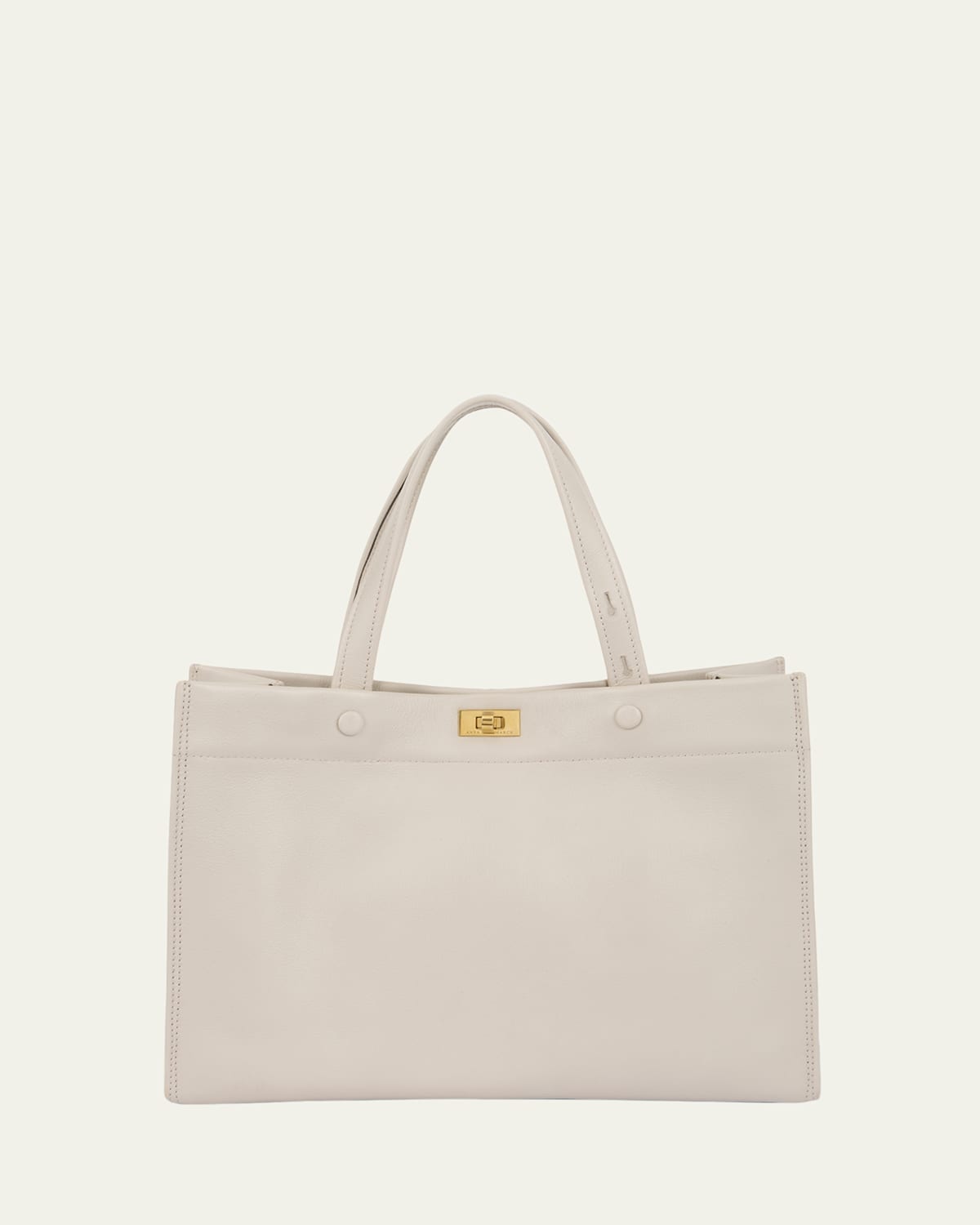 Anya Hindmarch Mortimer Small Calfskin Tote Bag